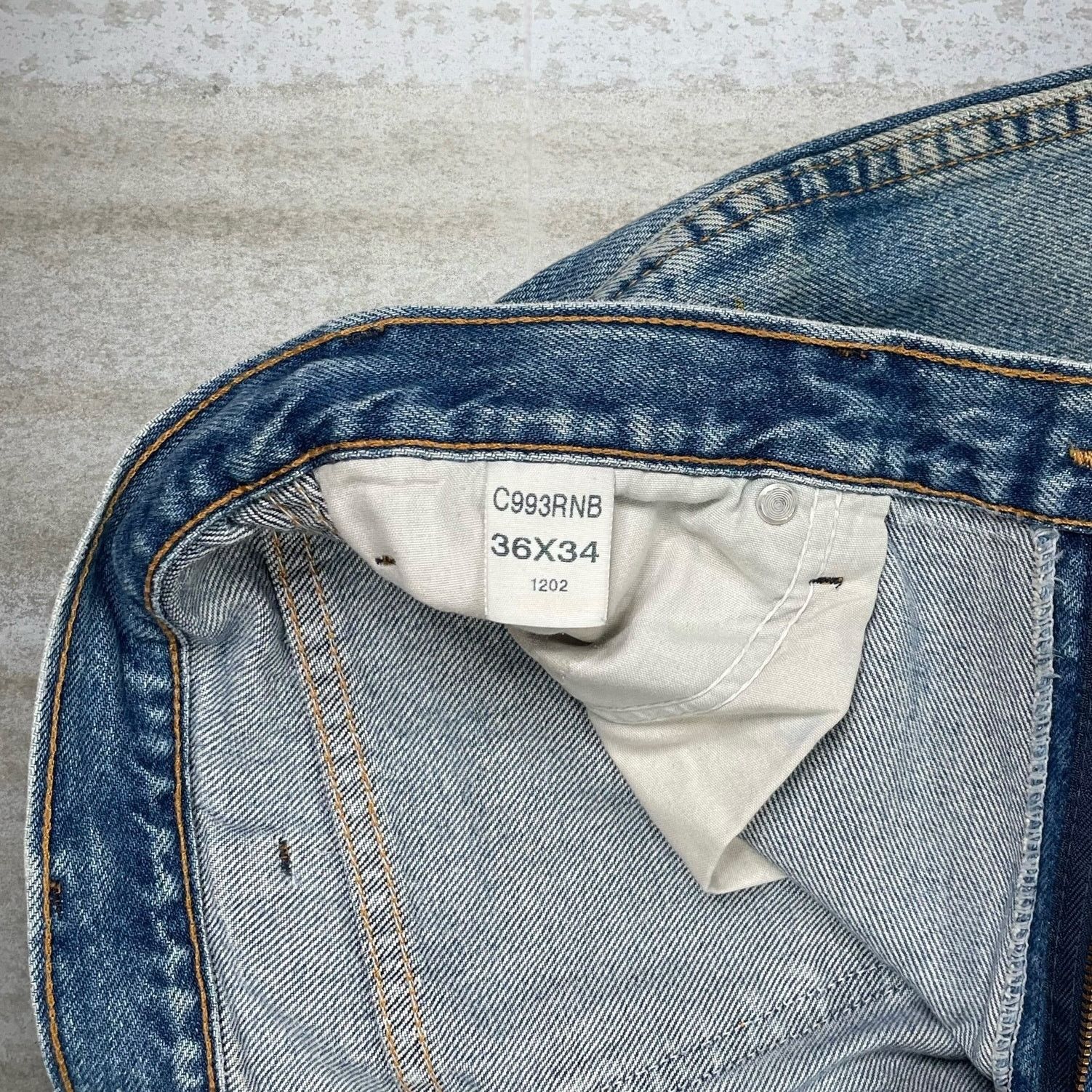 Dickies Vintage 90s Dickies Jeans 36x34 Relaxed Light Wash Work Wear Size US 36 / EU 52 - 5 Thumbnail