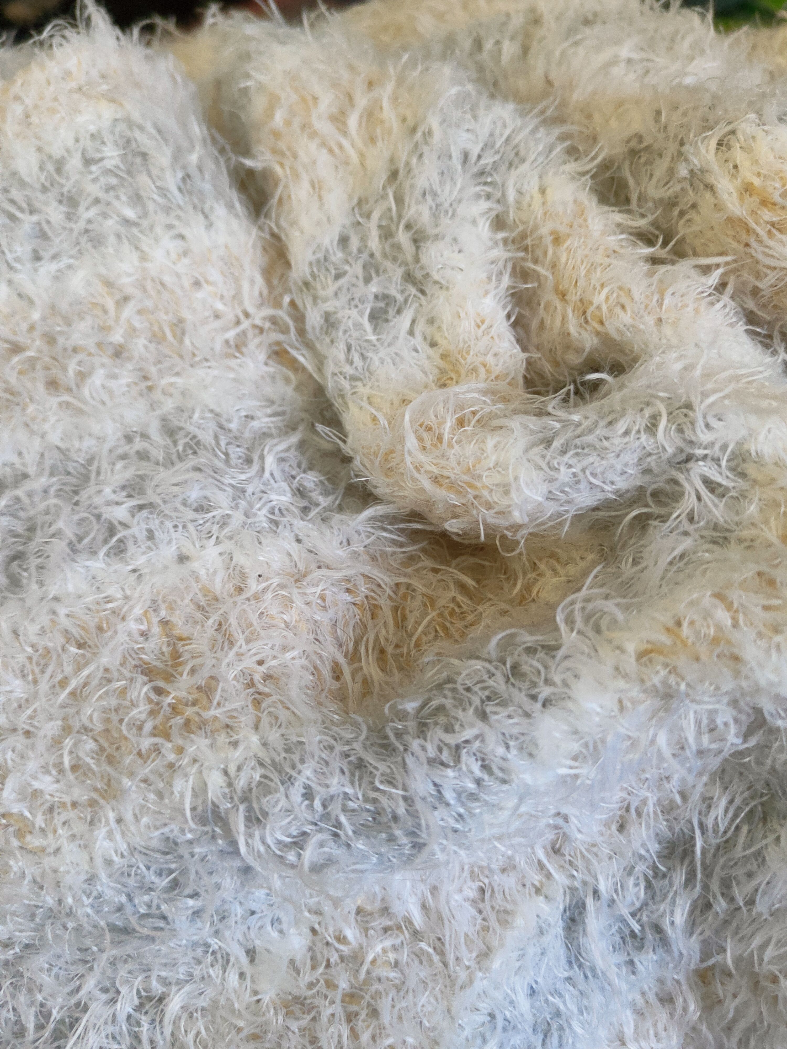 Japanese Brand DL Ray Cassin White Gray Fur Mohair Knitwear #46-952 Size M / US 6-8 / IT 42-44 - 10 Thumbnail