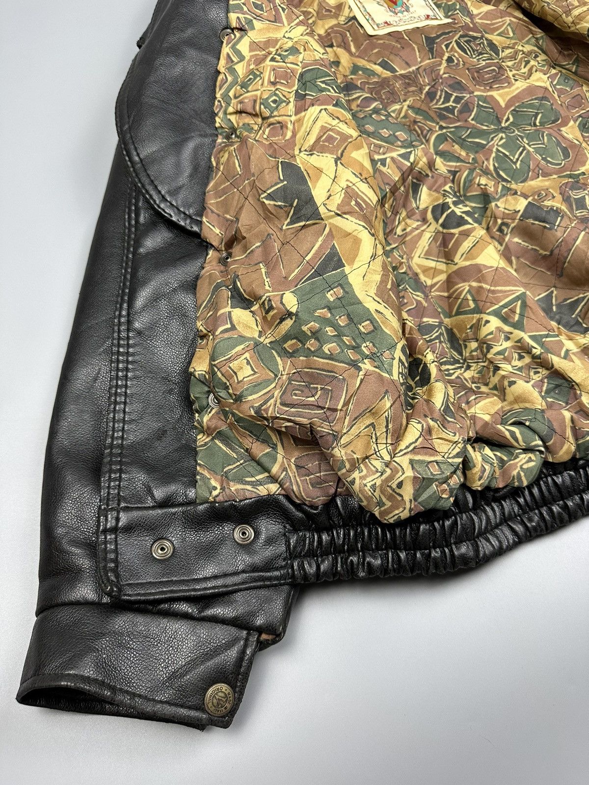 Vintage 🔥Rare Sick🔥Vintage Bottega Soft Leather Jacket Size US L / EU 52-54 / 3 - 16 Thumbnail