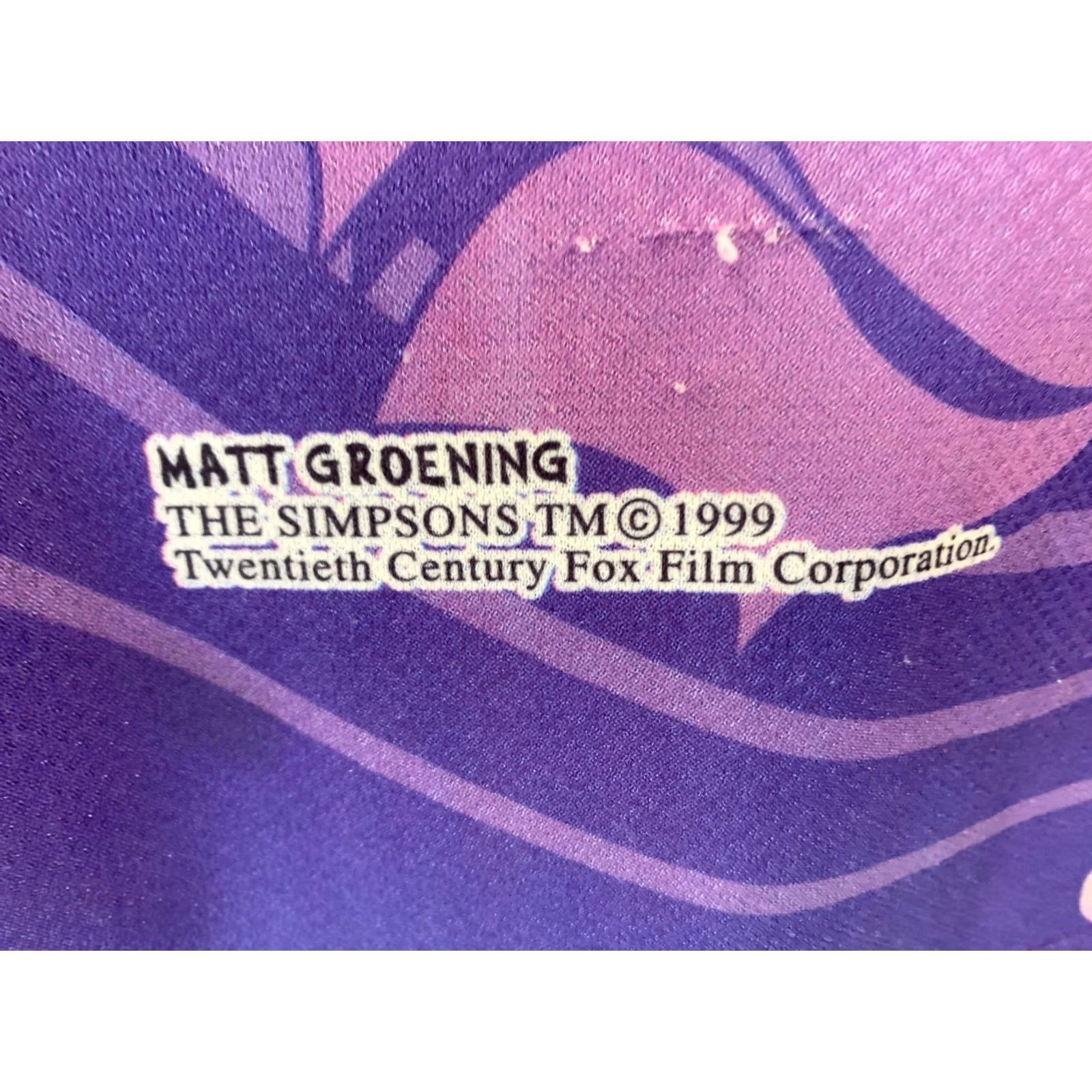 Vintage VINTAGE Bart Simpson Soccer Jersey Purple Knit Polo Shirt 90s The Simpsons Mens Small S Purple 90s Bart Simpson Mens Size US S / EU 44-46 / 1 - 3 Thumbnail