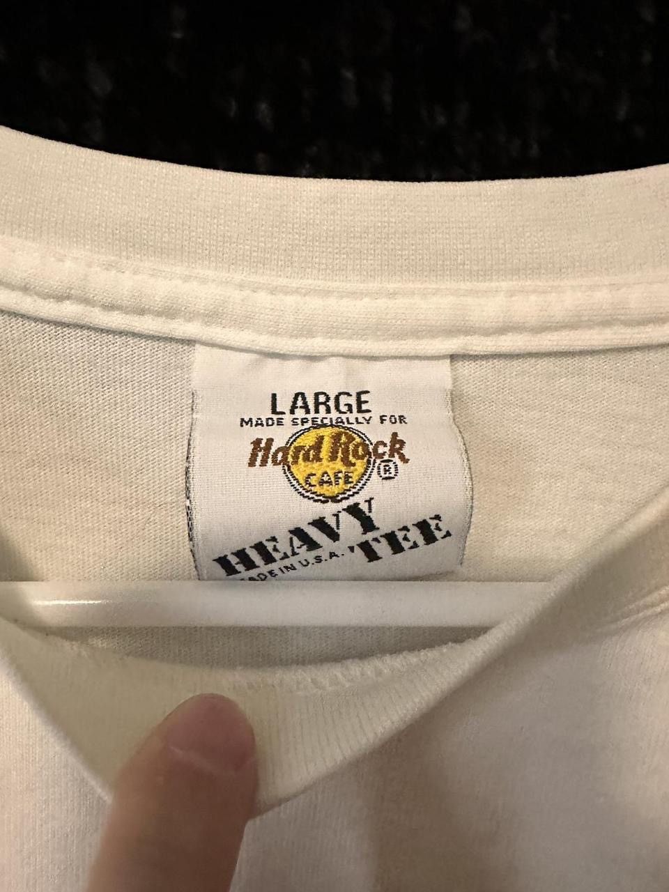 Hard Rock Cafe × Vintage Hard Rock Cafe Orlando white and green t-shirt Size US L / EU 52-54 / 3 - 3 Thumbnail