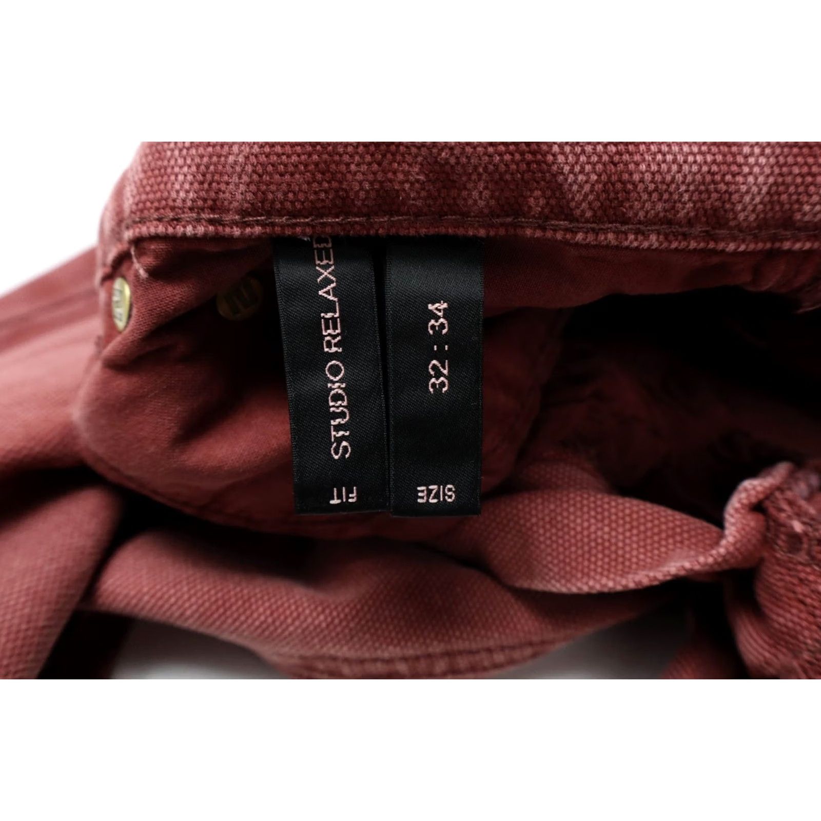 Vintage NEUW Studio Relaxed Jeans Men's W32/L34 Rusty Red Denim Button Fly Pure Cotton Jeans Mens W32/L34 Rusty Red Denim Button Fly 100% Cotton Size US 32 / EU 48 - 5 Thumbnail