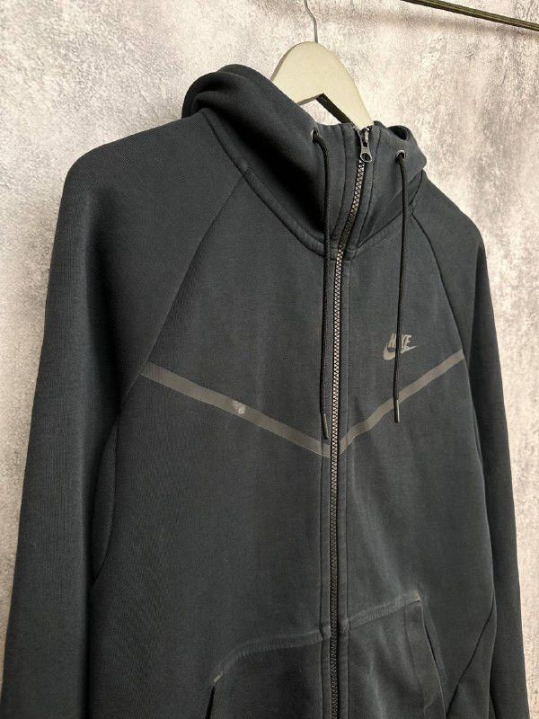 Nike Nike Tech Fleece Full Zip Hoodie Black Drill Trap LS Size US S / EU 44-46 / 1 - 3 Thumbnail