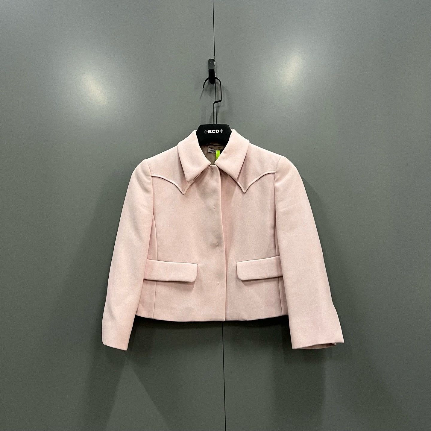 Miu Miu Miu Miu Cropped Pink Jacket it_36 Women Size XS / US 0-2 / IT 36-38 - 1 Thumbnail