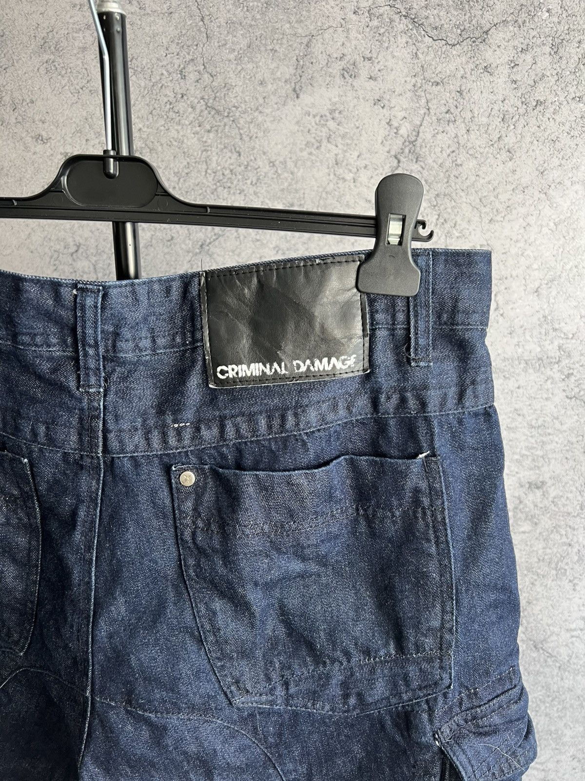 Criminal Damage Criminal Damage Cargo Denim Shorts Casual Blue Size 34 Size US 34 / EU 50 - 9 Thumbnail