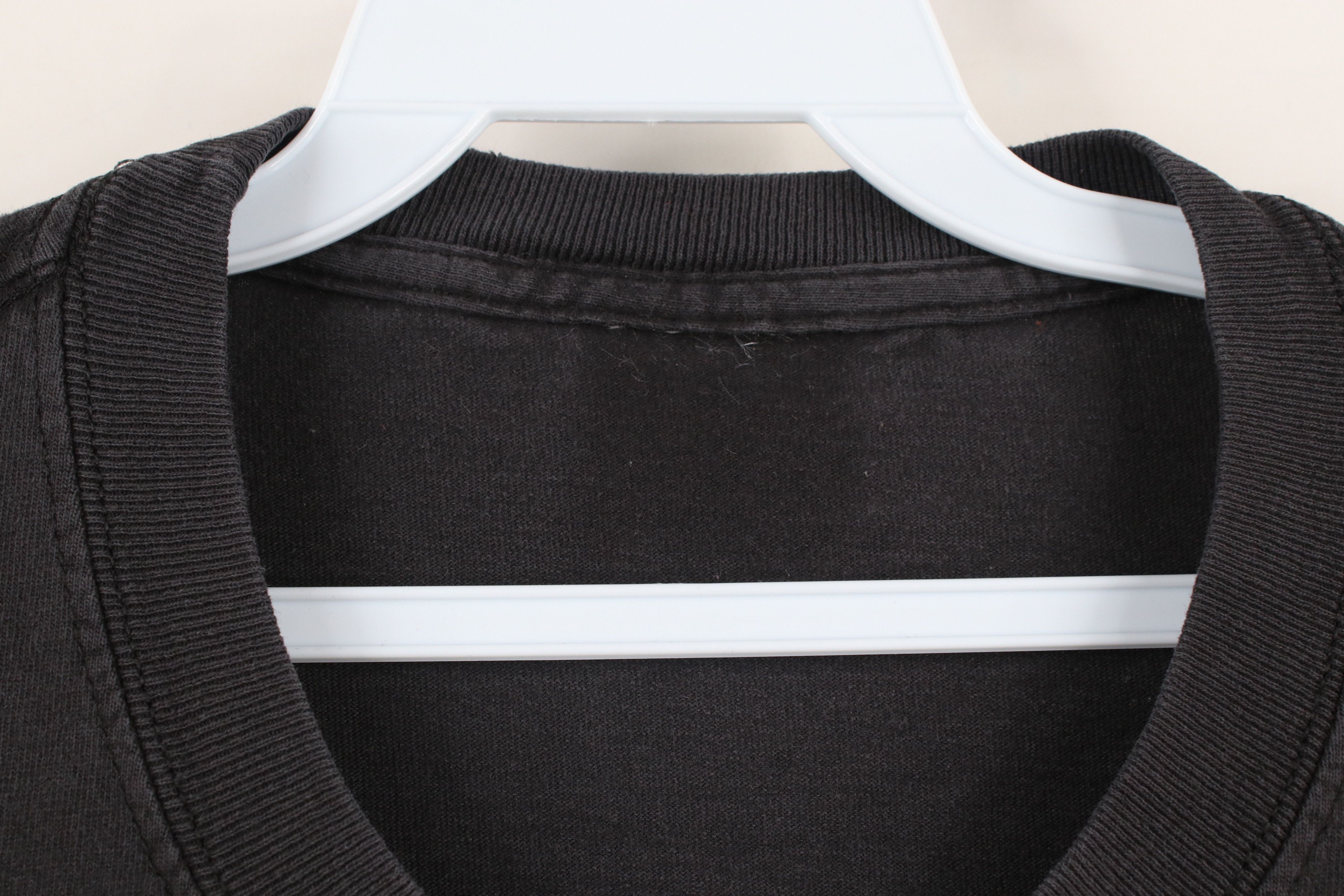 Vintage Vintage 90s Streetwear Long Sleeve T-Shirt Black Cotton Size US L / EU 52-54 / 3 - 4 Thumbnail
