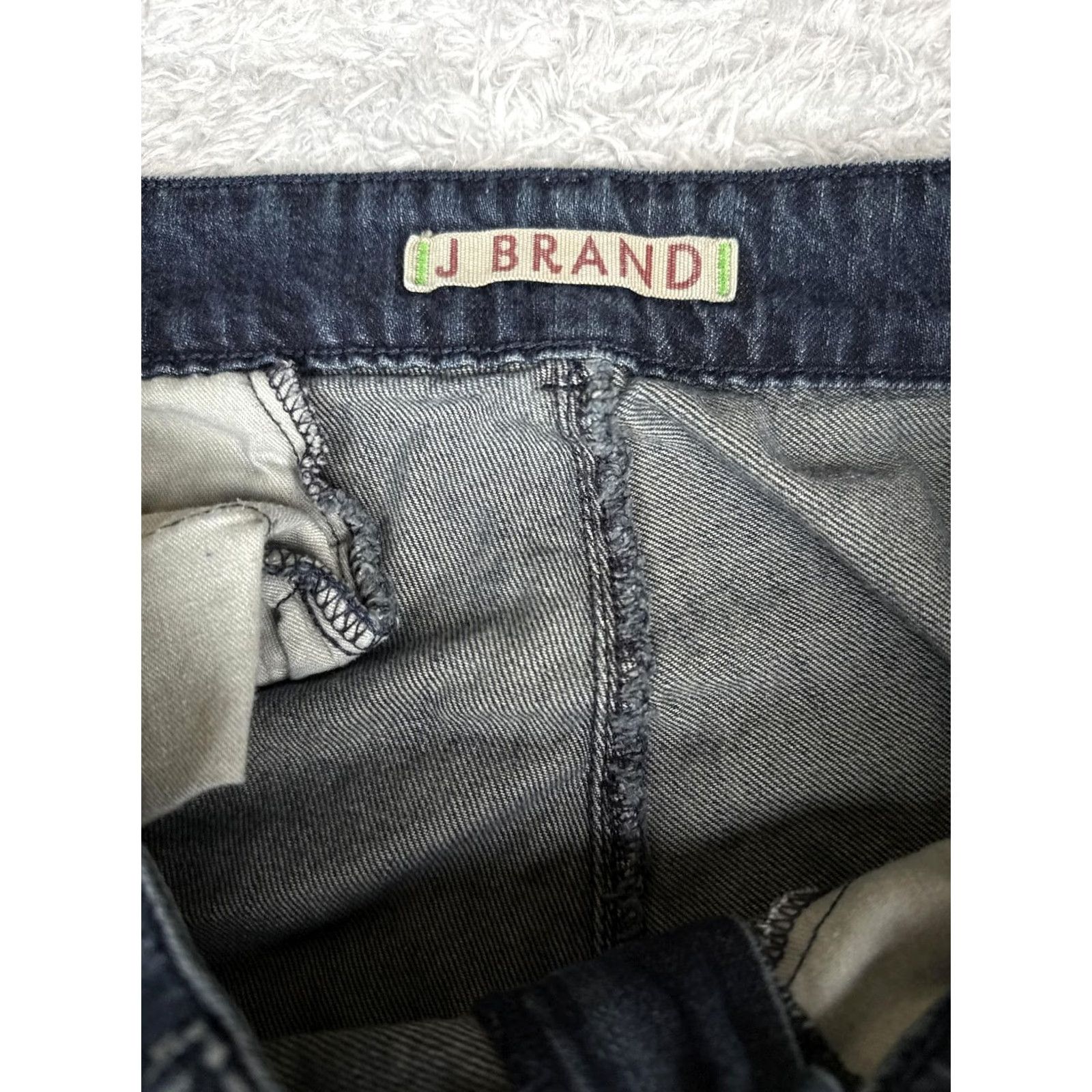 J Brand J Brand Jeans Womens 34x34 Dark Blue Obsidian Wash Mid Rise Relaxed Wide-Leg Denim 100% Cotton Mens? No, Womens Size 24" / US 00 / IT 34 - 6 Thumbnail