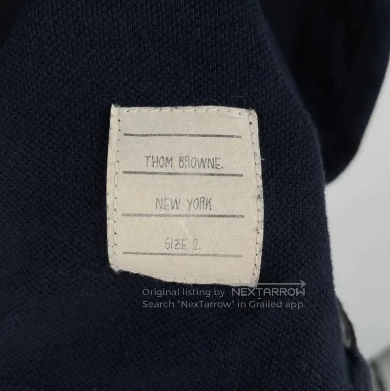 Thom Browne Thom Browne Men's Navy Blue Cotton Polo . Size US M / EU 48-50 / 2 - 5 Thumbnail