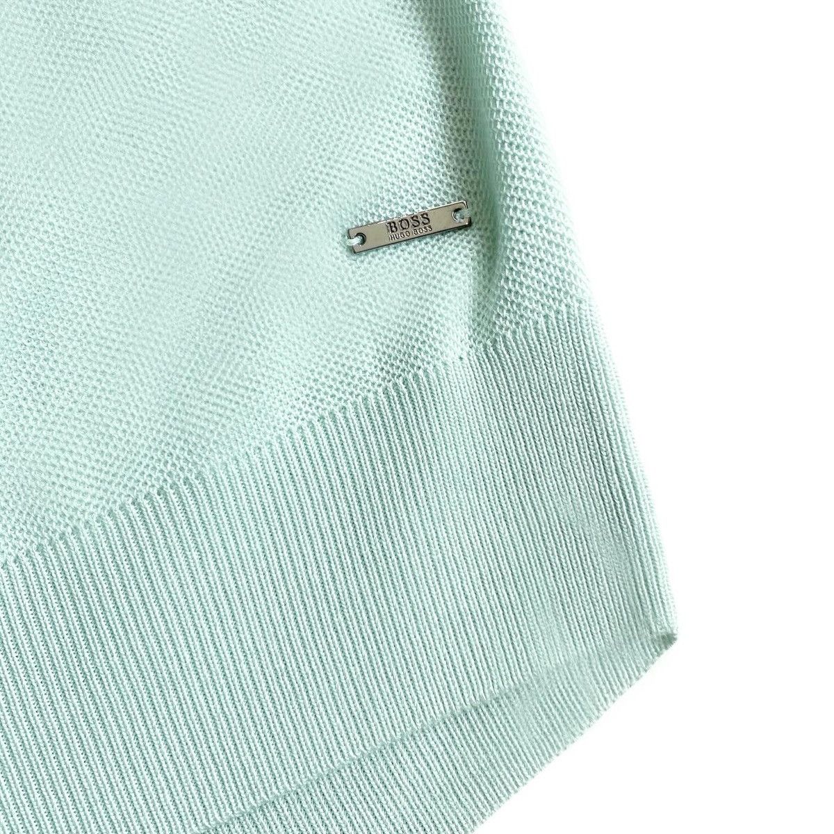 Hugo Boss Hugo Boss tailored body fit knit ss polo shirt mint Size US L / EU 52-54 / 3 - 4 Thumbnail