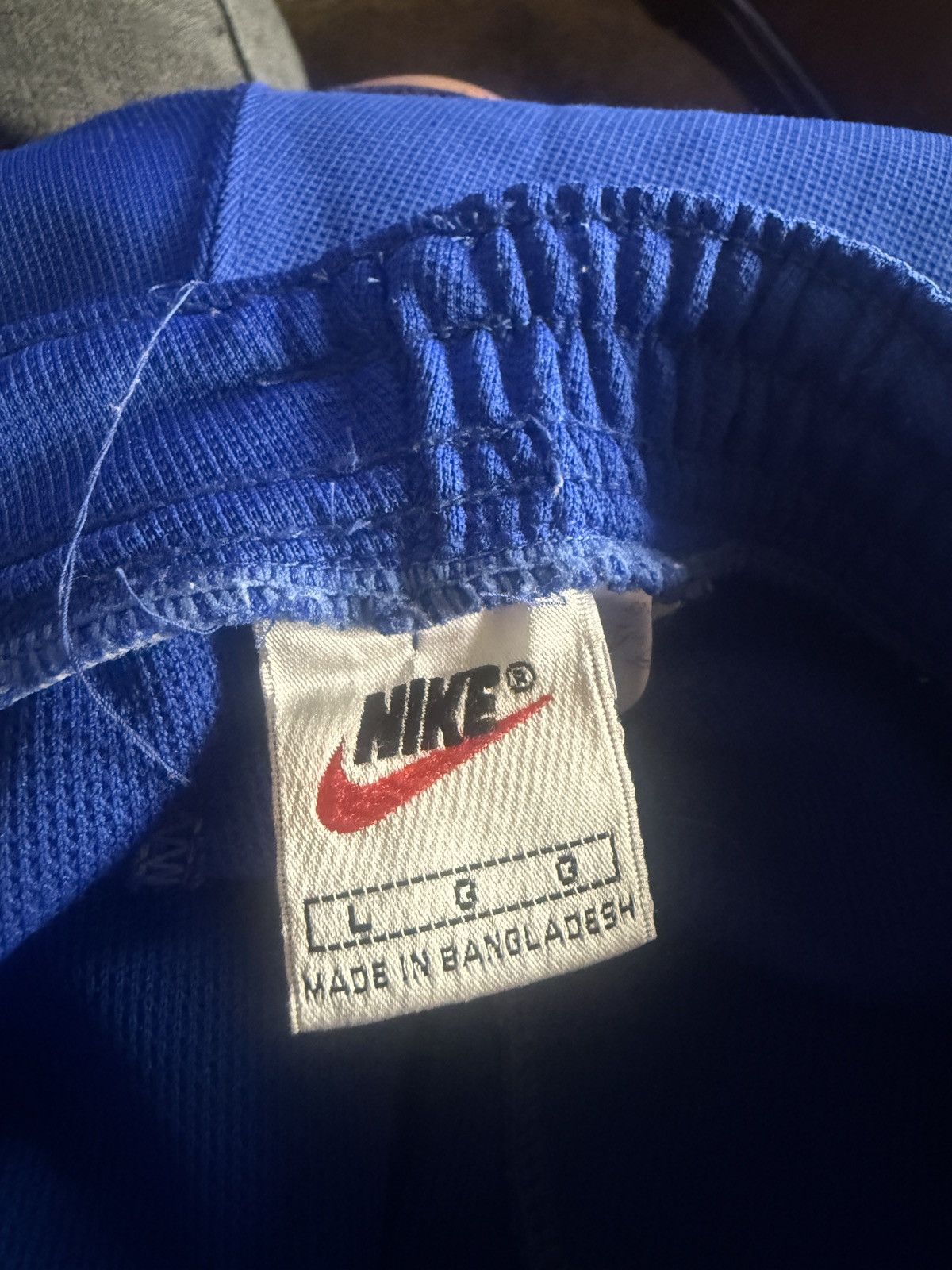 Nike VINTAGE Y2K Nike Royal Blue Track Pants Size US 35 - 2 Thumbnail