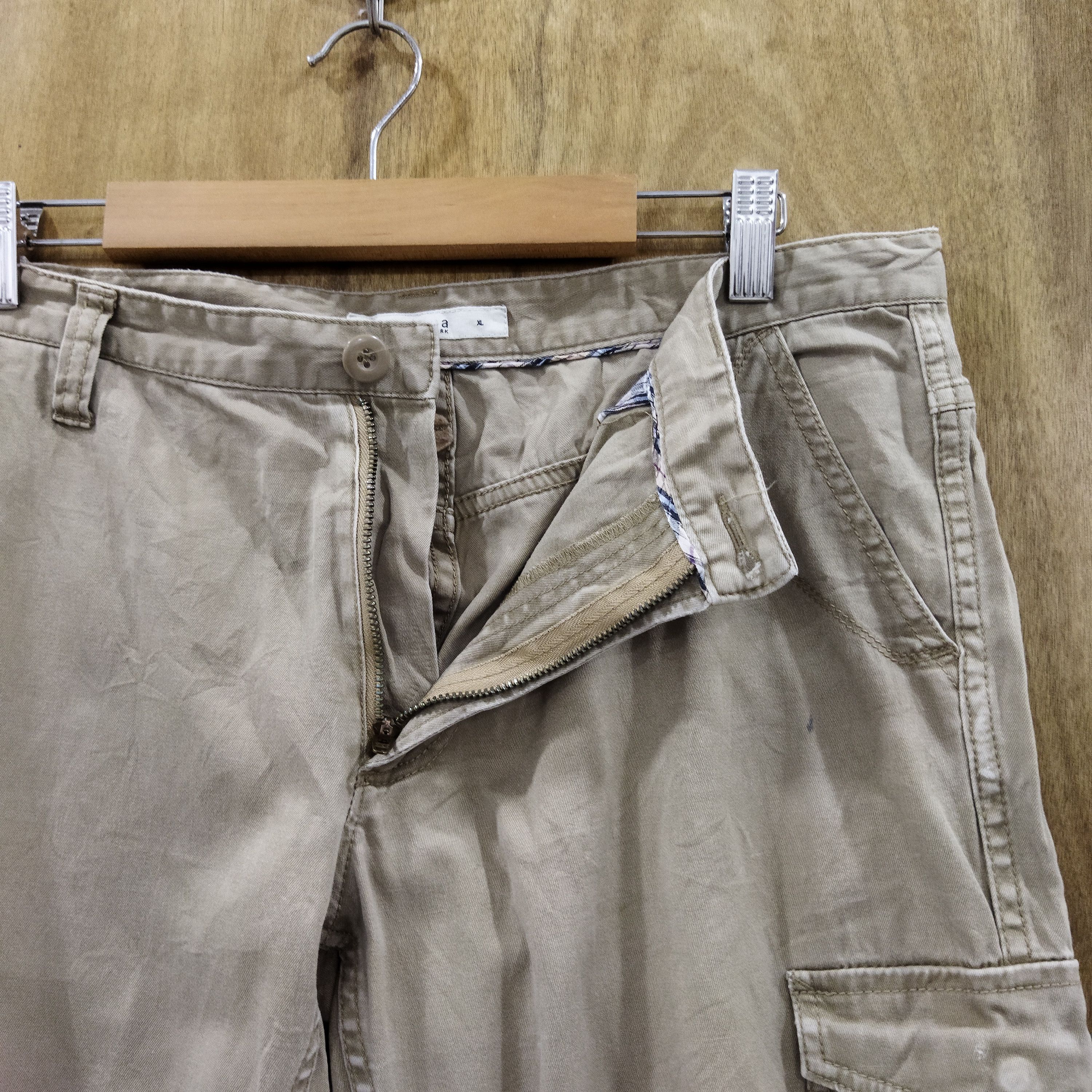 Japanese Brand SHUCA GLOBAL WORK BROWN CARGO PANTS Size US 32 / EU 48 - 6 Thumbnail