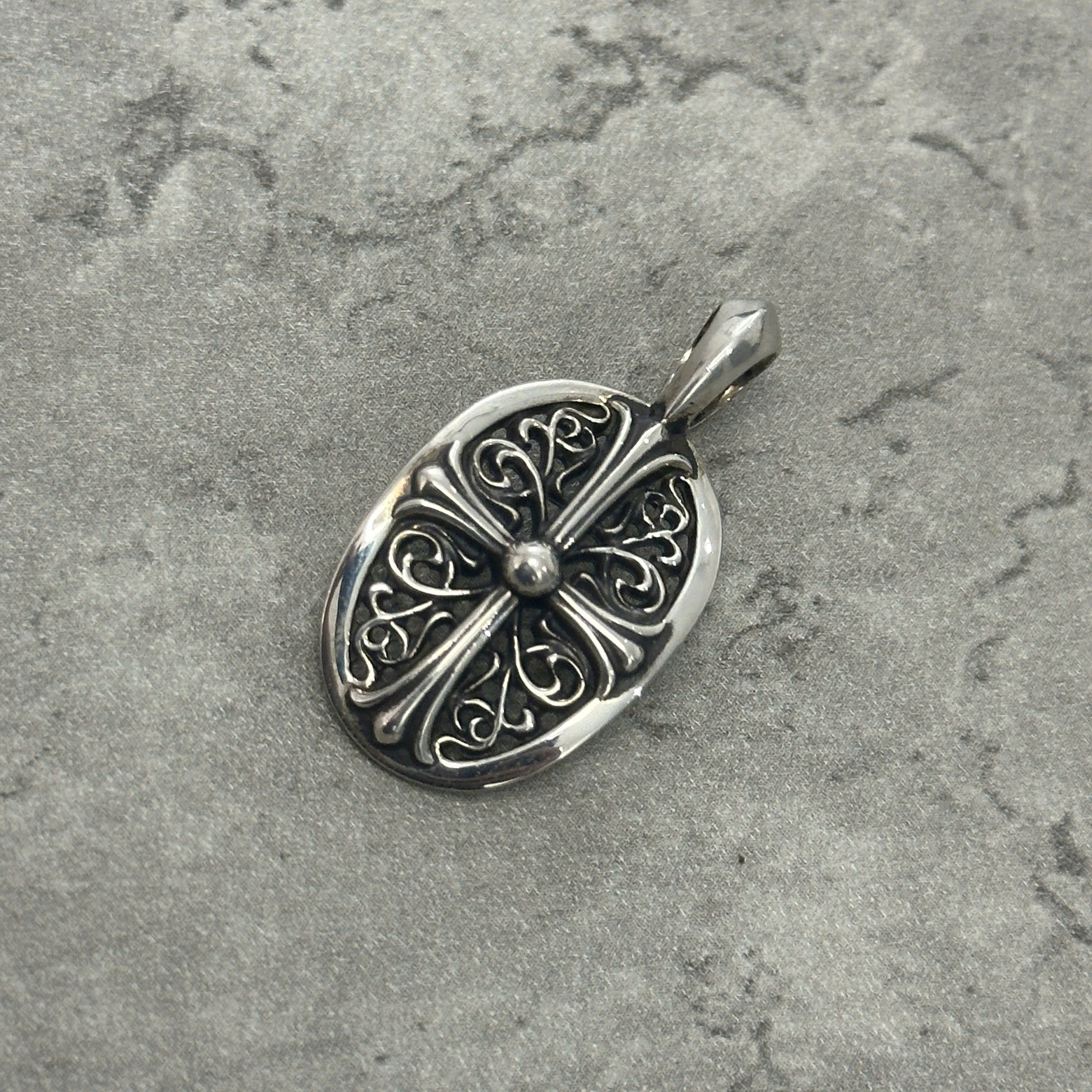 Chrome Hearts CHROME HEARTS Oval Cross Charm SILVER Size ONE SIZE - 1 Thumbnail