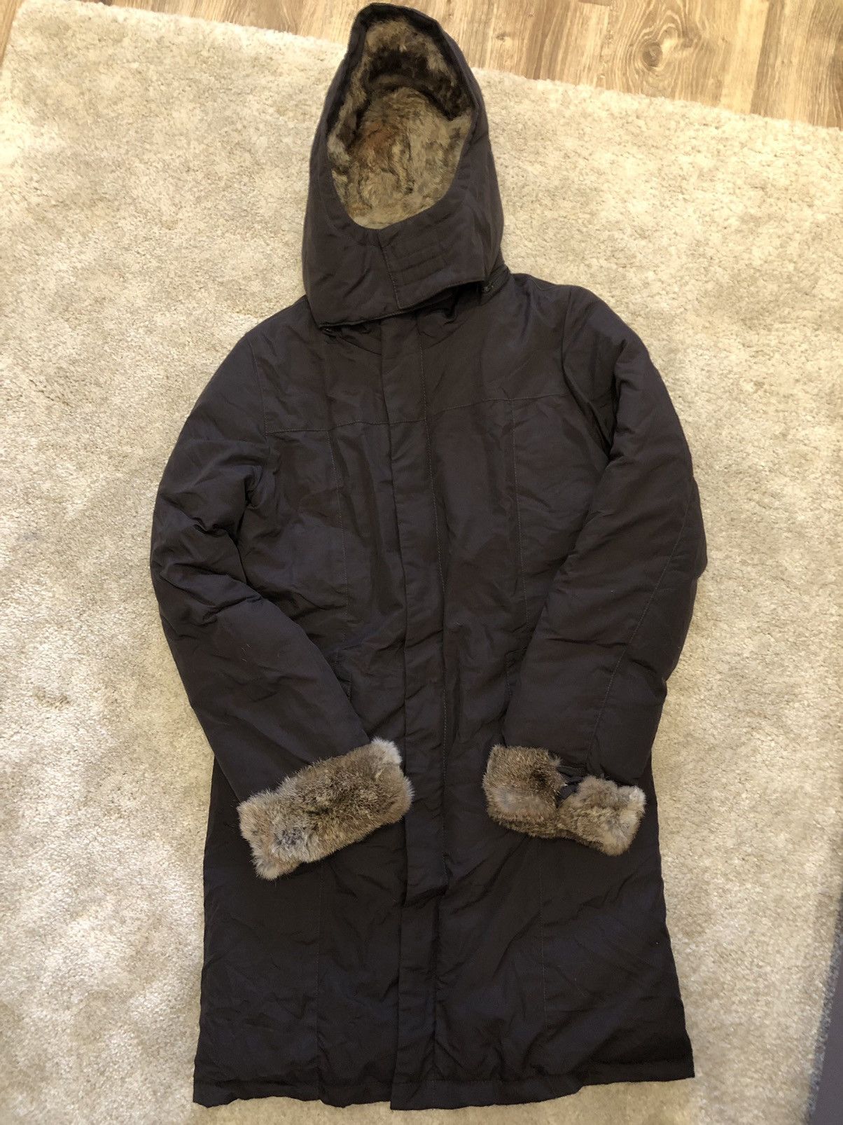 image of Woolrich John Rich Bros Woolrich Płaszcz Damski Boulder Brązowy L in Brown, Women's (Size Large)