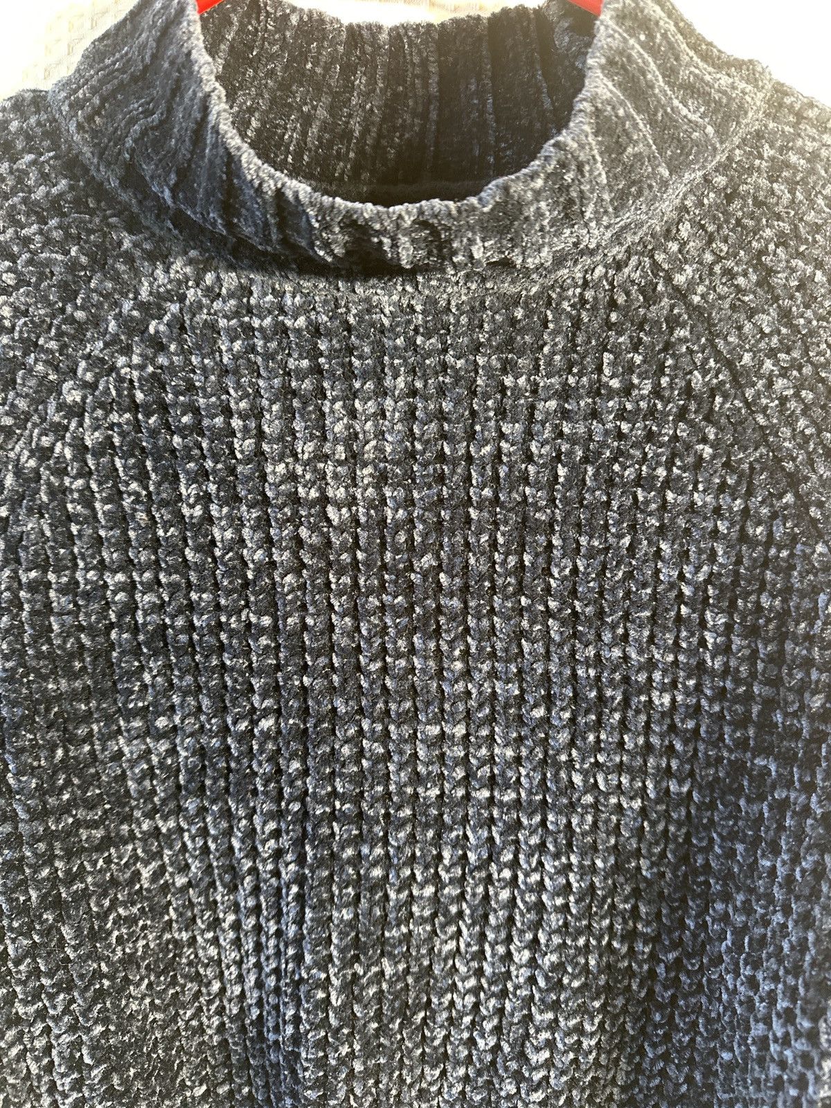 Divided Divided Chenille Mock Neck Cropped Sweater Size XS / US 0-2 / IT 36-38 - 3 Thumbnail