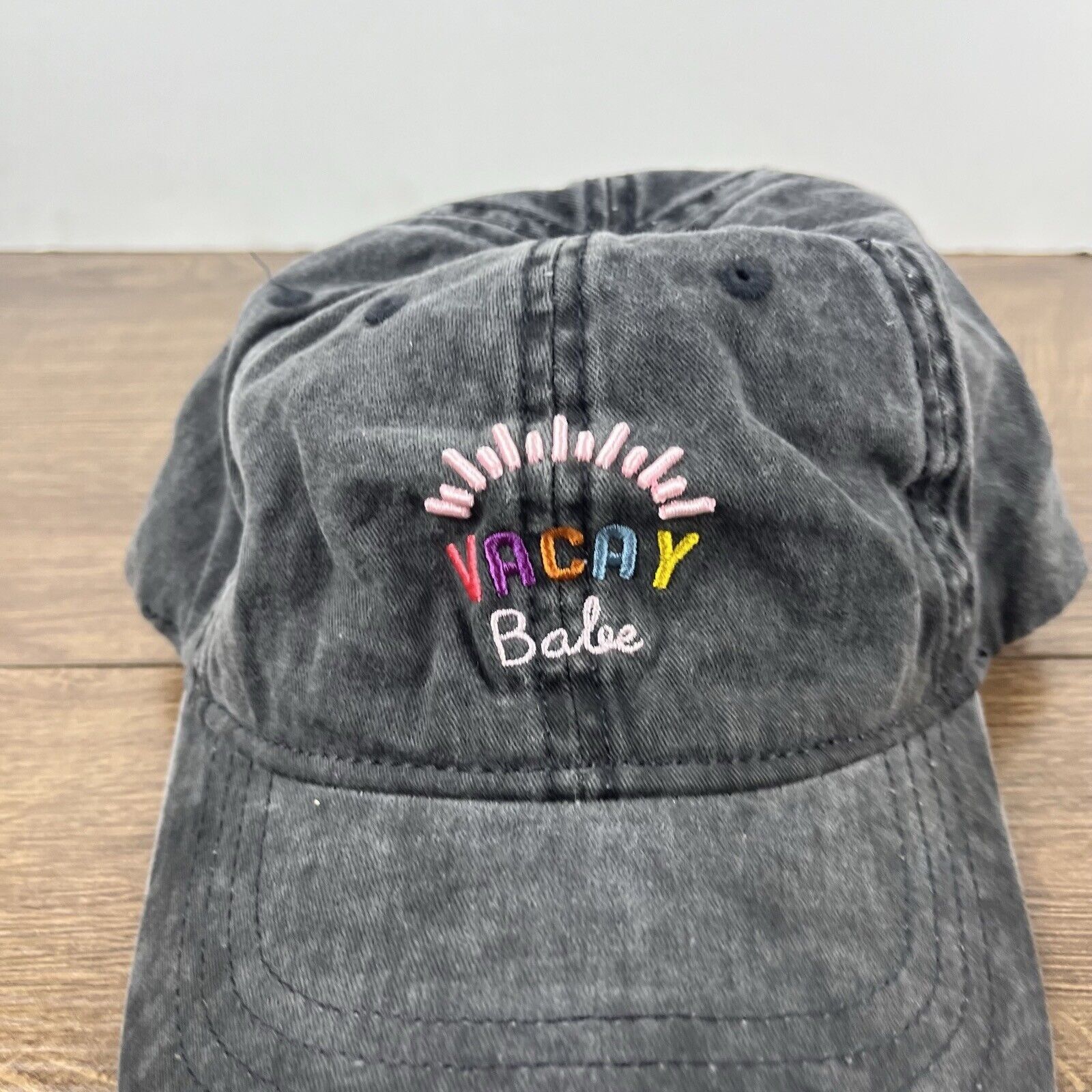 Other Vacay Babe Hat Vacation Babe Hat Gray Adjustable Hat Gray Ad Size ONE SIZE - 6 Thumbnail