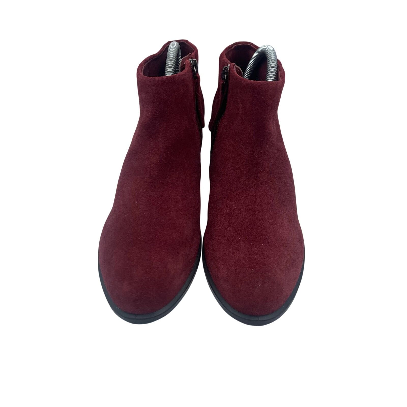 Ecco Ecco Shape 55 Western Ankle Boots Bootie Red Suede Womens 40 Size US 9 / IT 39 - 3 Thumbnail