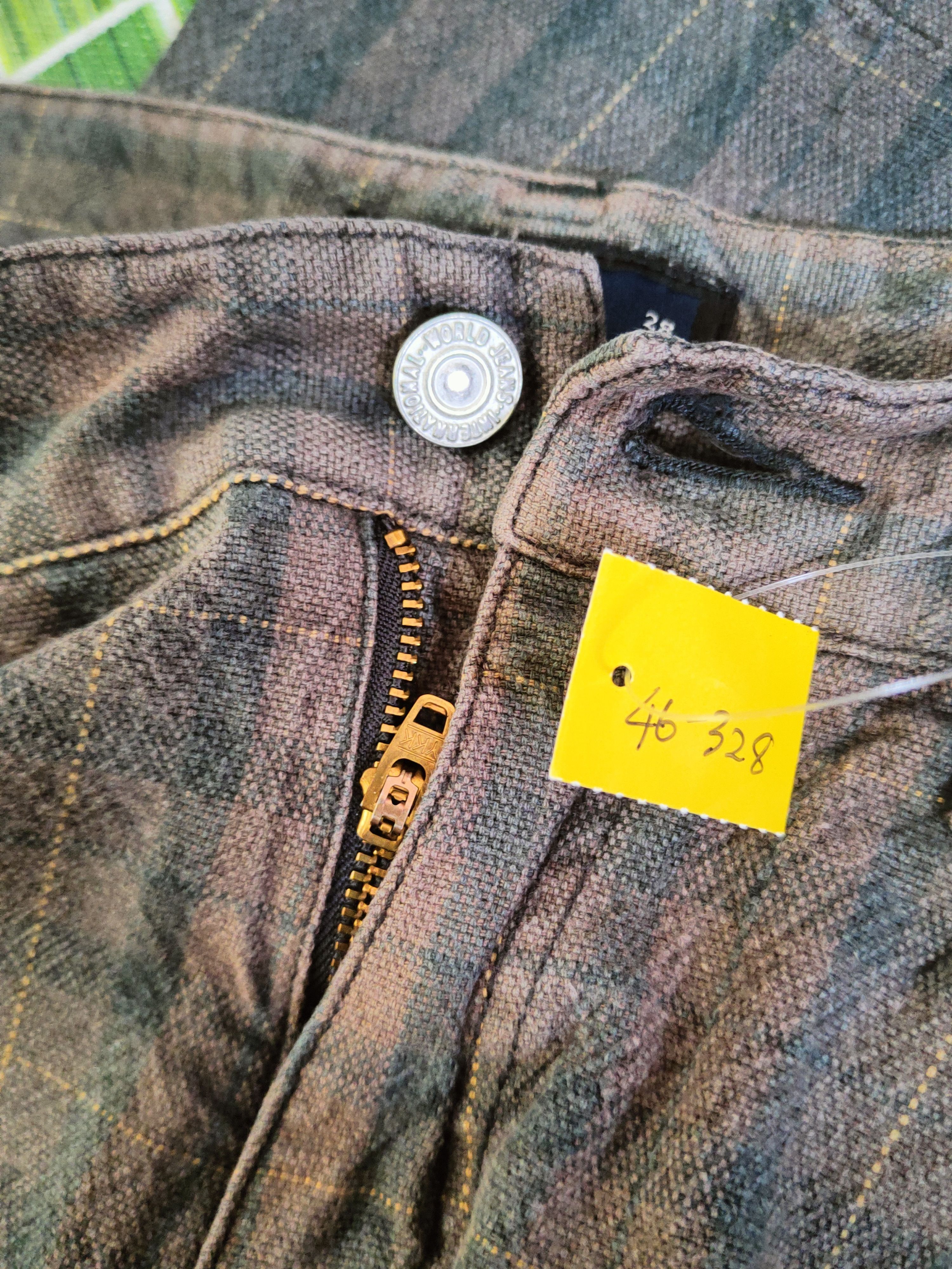 Plus One Clothing DL Plus One Brown Faded Multipocket Casual Pants #46-328 Size 28" / US 6 / IT 42 - 14 Thumbnail