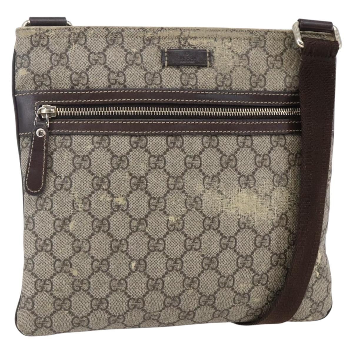 Gucci GUCCI GG Supreme Shoulder Bag Pvc Beige Gold Size ONE SIZE - 1 Thumbnail