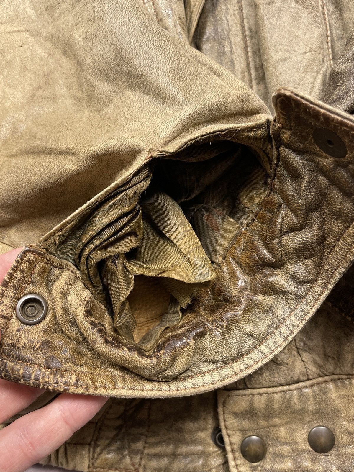 Japanese Brand Vintage Y2K Outfit Vera Pelle Leather Bomber Jacket Size US L / EU 52-54 / 3 - 14 Thumbnail