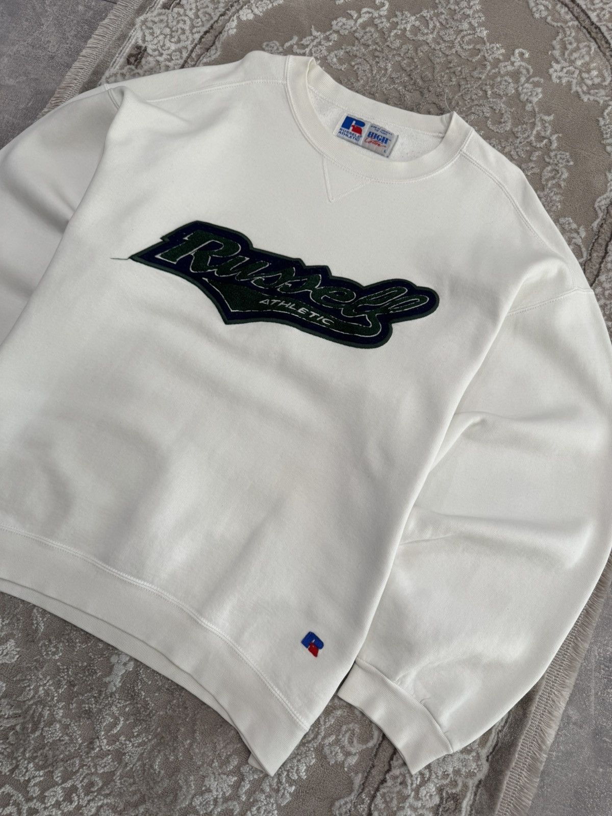 Russell Athletic Vintage 90s Baggy Boxy Russell Athletic Sweatshirt Size US L / EU 52-54 / 3 - 2 Thumbnail