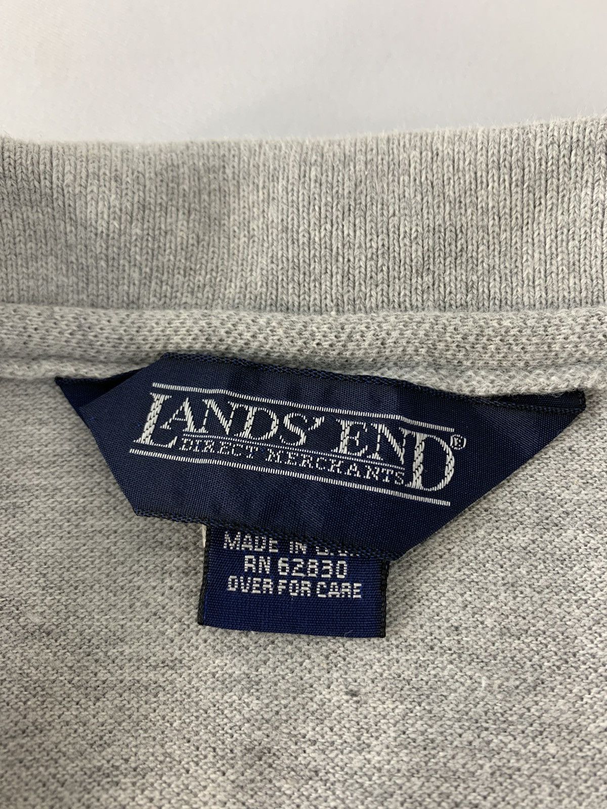 Lands' End 90s Lands’ End Plain Minimalist Polo Tee Size US M / EU 48-50 / 2 - 5 Thumbnail