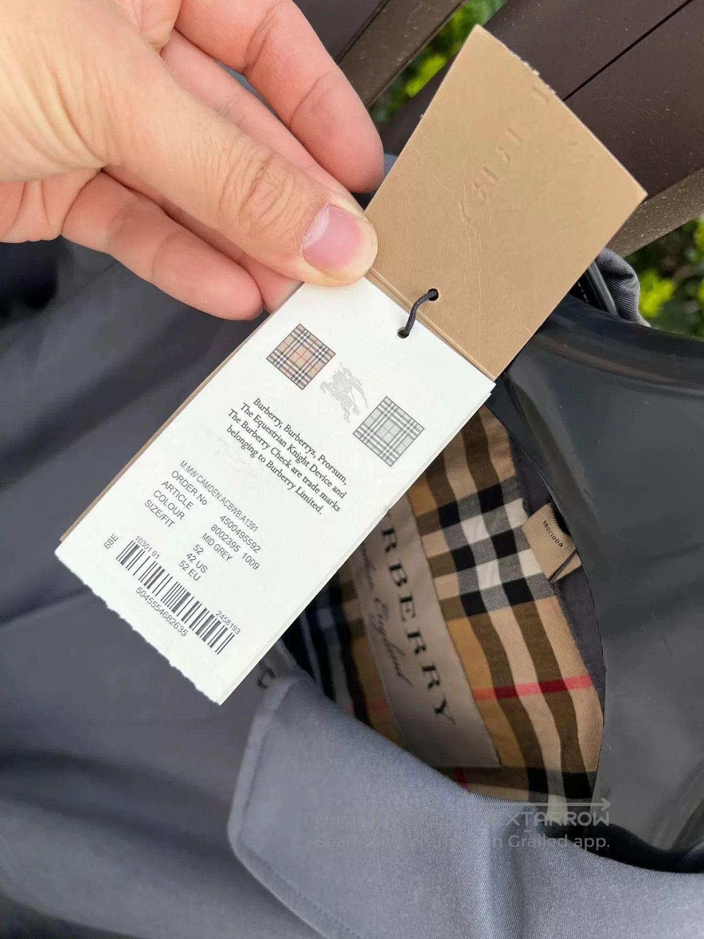 Burberry Burberry Men's Trench Coat. Size US L / EU 52-54 / 3 - 3 Thumbnail