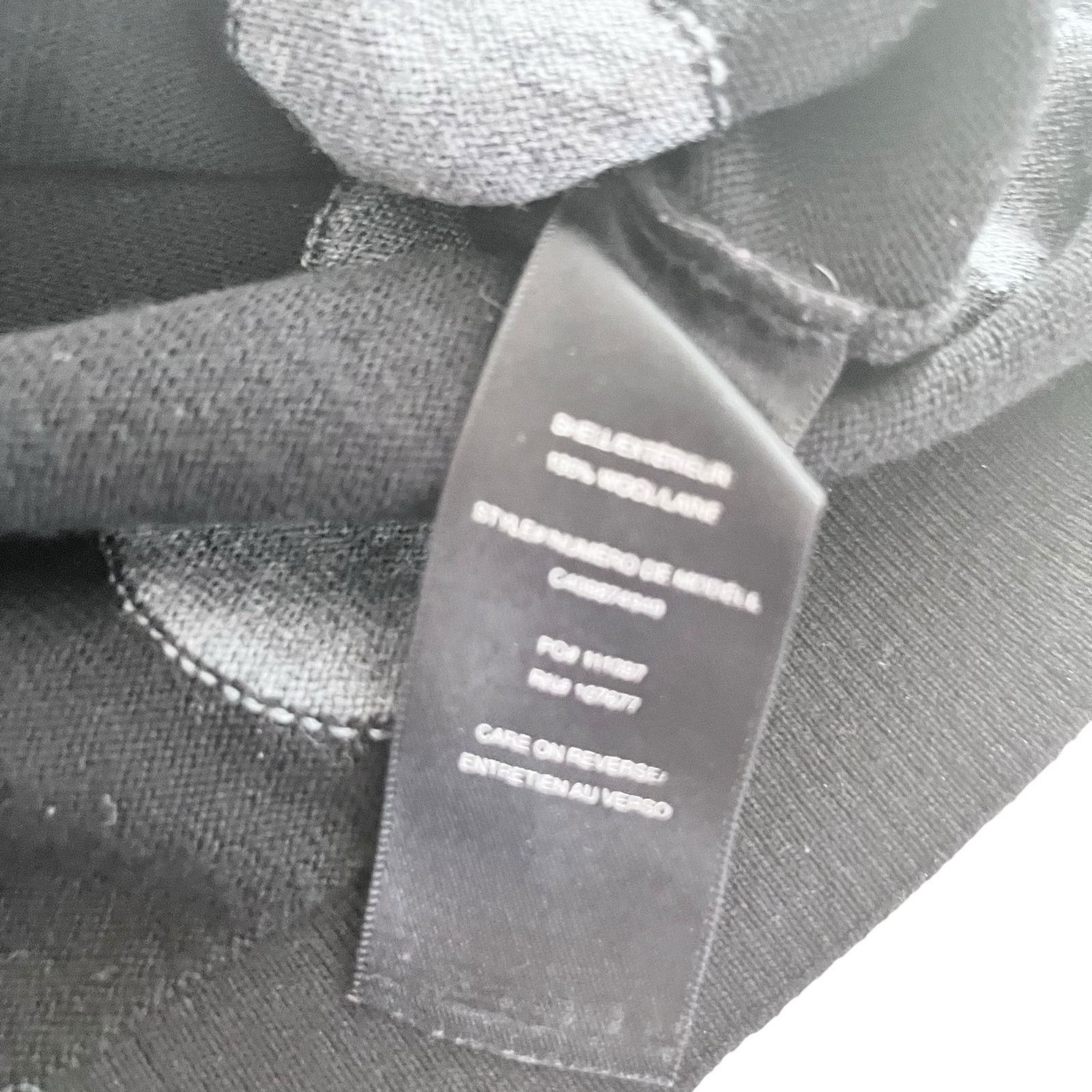 Alice + Olivia Alice + Olivia Black Gray Wool Polka Dot Crew Sweater Size XS / US 0-2 / IT 36-38 - 5 Thumbnail