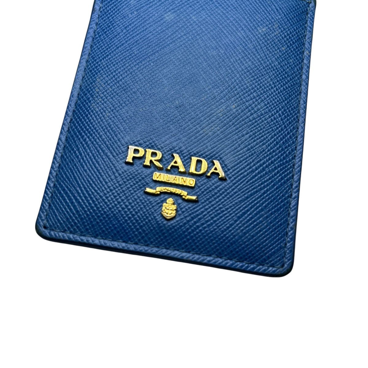 Prada Prada Saffiano Leather Logo-Plaque Cardholder Size ONE SIZE - 3 Thumbnail