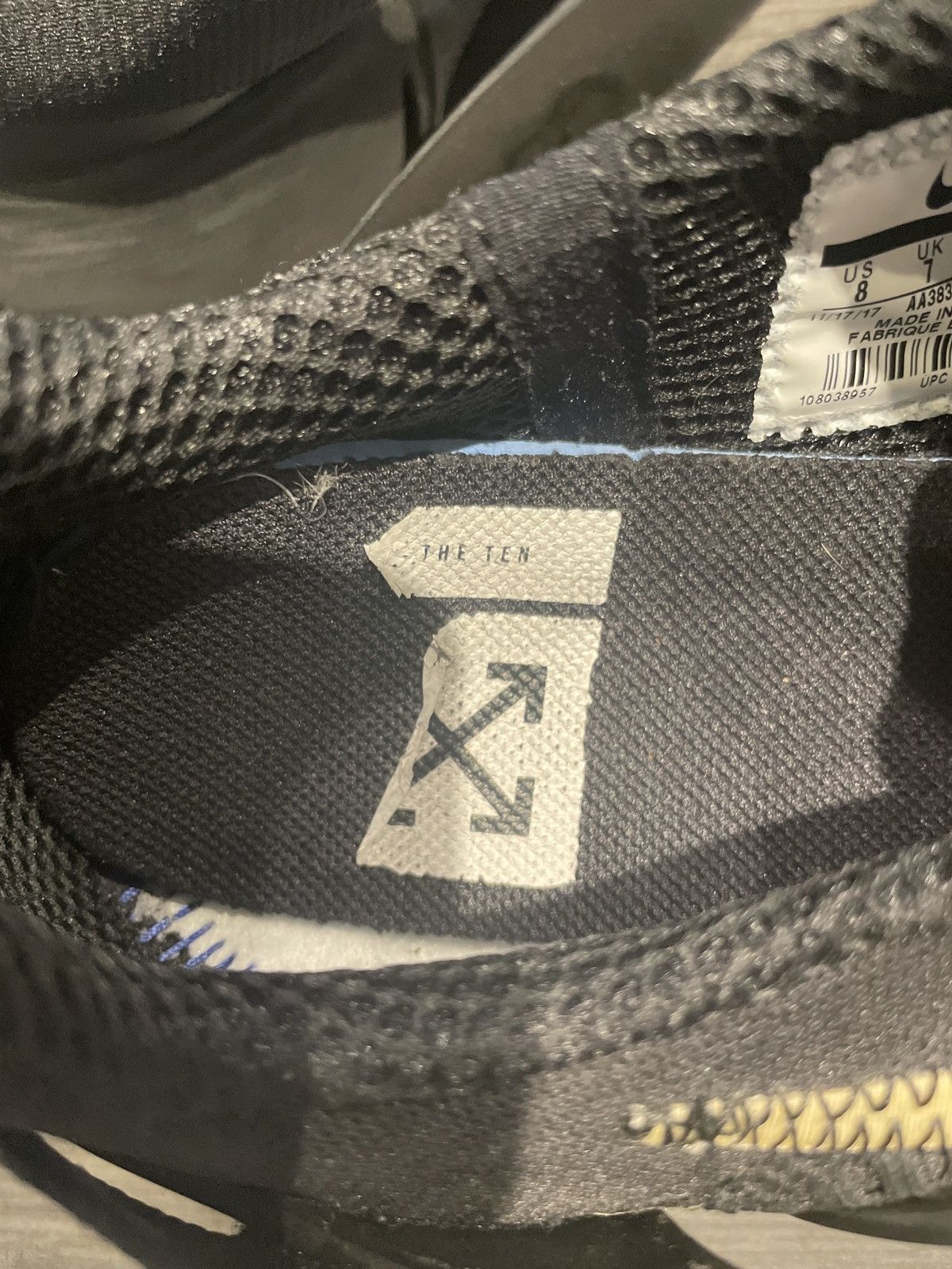 Nike × Off-White Nike x off white presto black Size US 8 / EU 41 - 5 Thumbnail