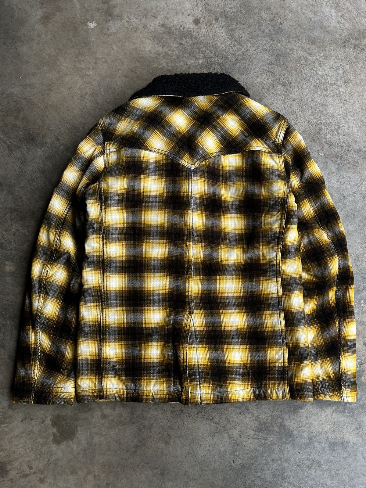 Number (N)ine NUMBER (N)INE FAUX SHEARLING TARTAN BIKERS RAMONES JACKET Size US M / EU 48-50 / 2 - 9 Thumbnail