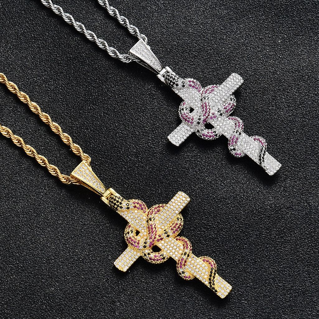 Other Snake Cross New Trend STEAL! Y2K Chains Necklace Chain Size ONE SIZE - 4 Thumbnail