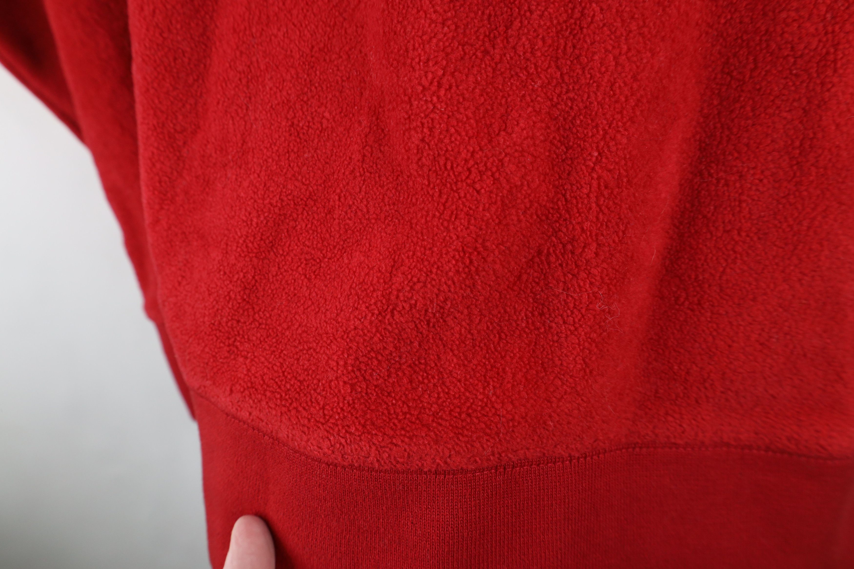 Disney Vintage 90s Y2K Disney Mickey Mouse Fleece Sweatshirt Red Size S / US 4 / IT 40 - 11 Thumbnail