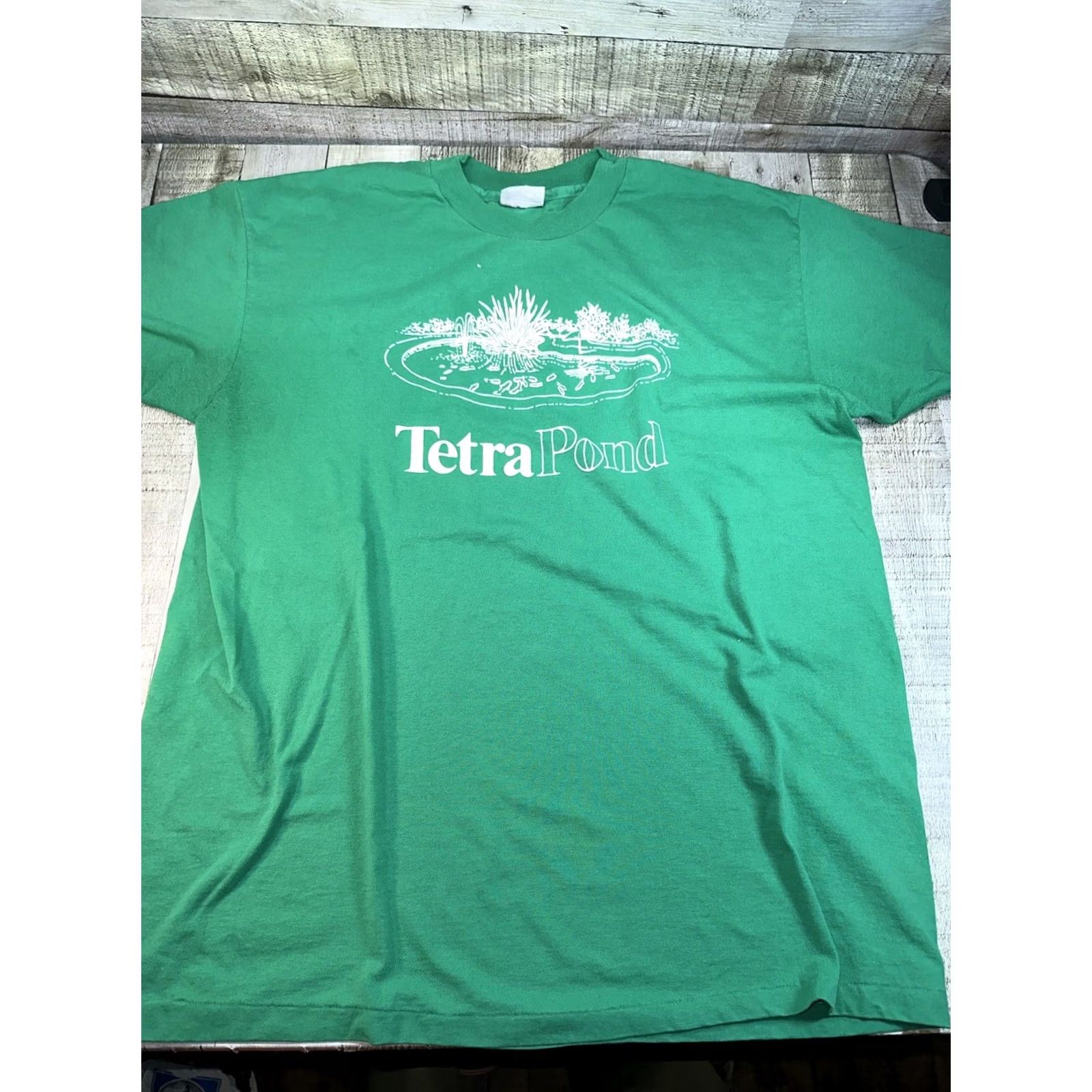 Hanes VINTAGE Hanes 50-50 T-Shirt Men XL Green Stitch Single Stitch Hanes 50-50 Mens Shirt XL Green Stitch Size US XL / EU 56 / 4 - 2 Thumbnail