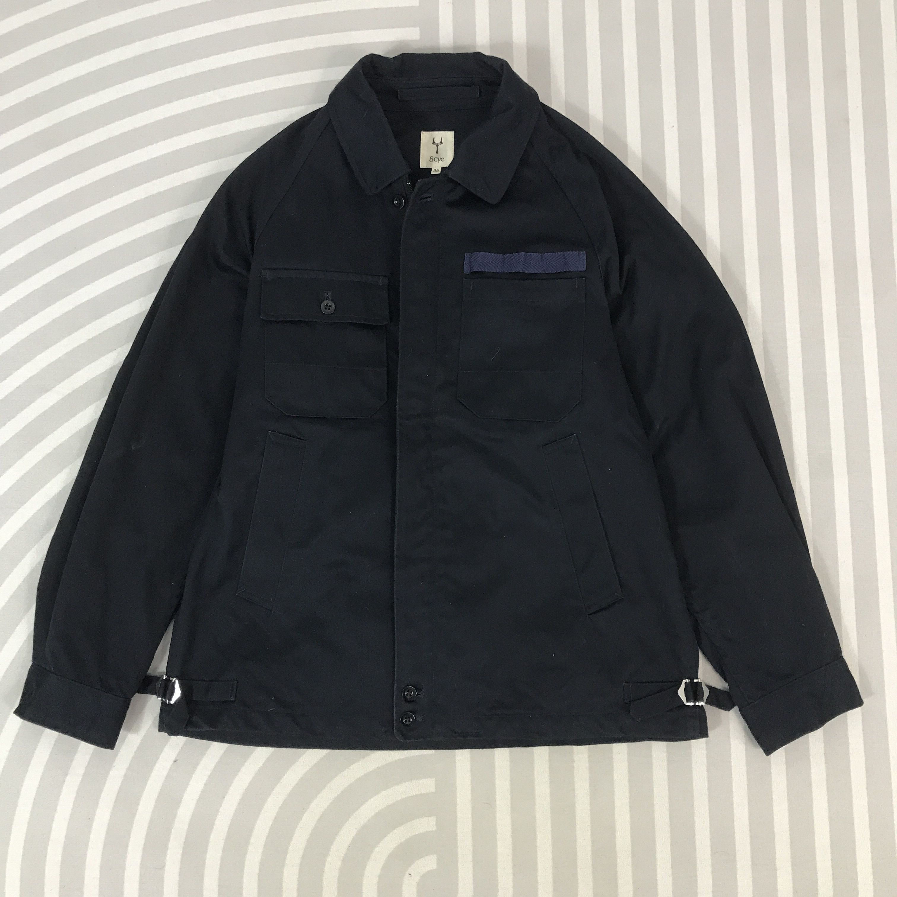 Japanese Brand × MasterPiece × SCYE Vintage Scye By masterpiece Workers Jacket Size US L / EU 52-54 / 3 - 2 Thumbnail