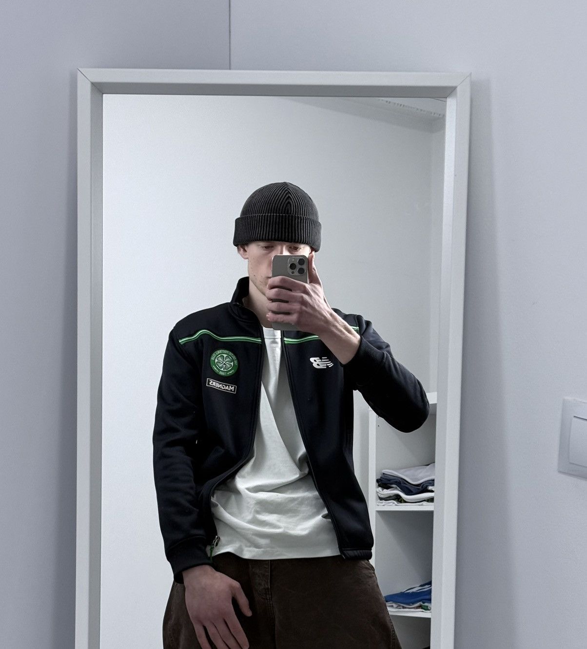 Other Vintage New Balance Celtic streetwear soccer zip jacket Size US M / EU 48-50 / 2 - 3 Thumbnail