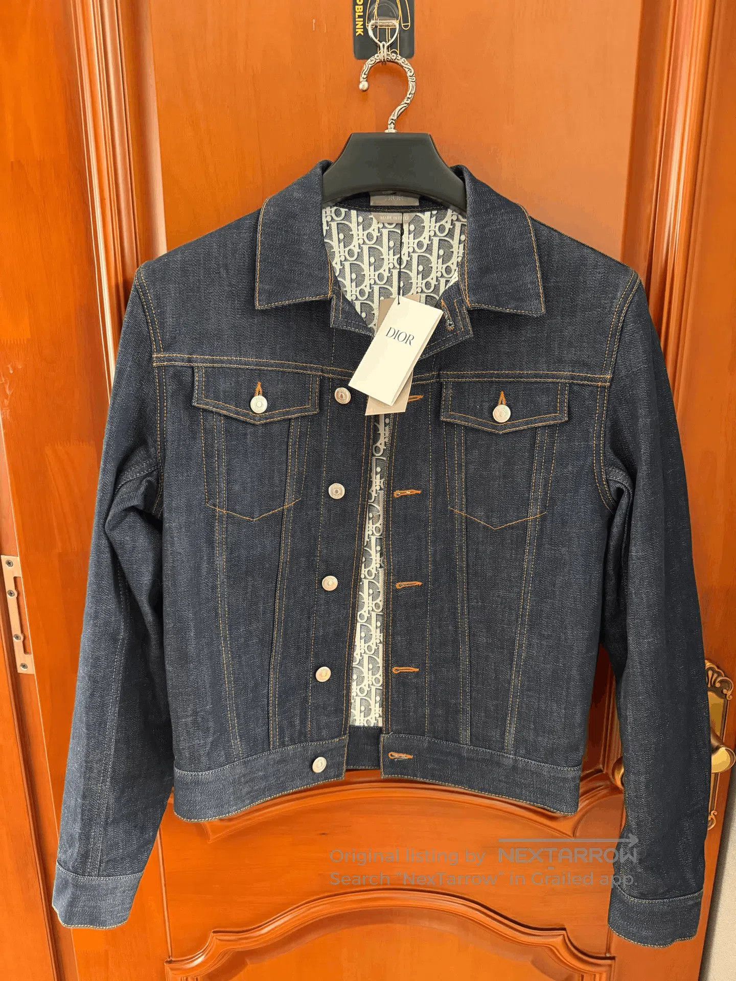 Dior Dior Logo Lining Denim Jacket. Size US S / EU 44-46 / 1 - 1 Thumbnail