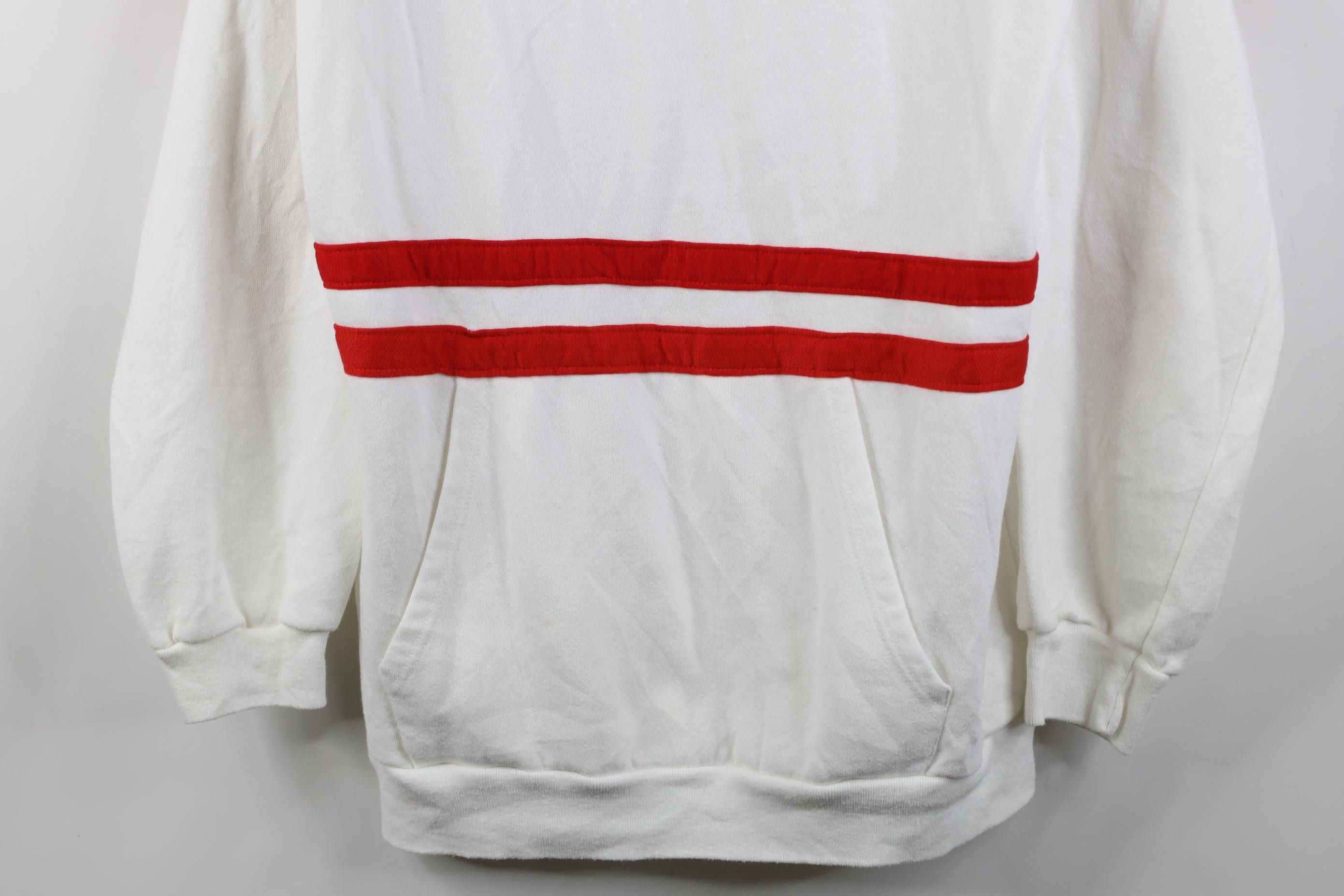 Vintage Vintage 80s 90s Motorcraft Racing Sweatshirt Striped USA Size US L / EU 52-54 / 3 - 3 Thumbnail