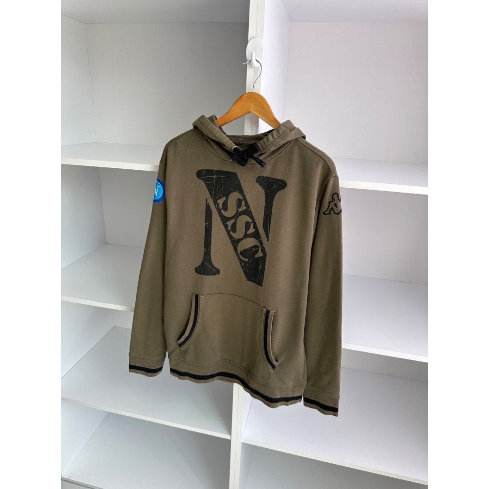 Kappa VTG Kappa Napoli Football Club Big Logo Hoodie Size US L / EU 52-54 / 3 - 3 Thumbnail