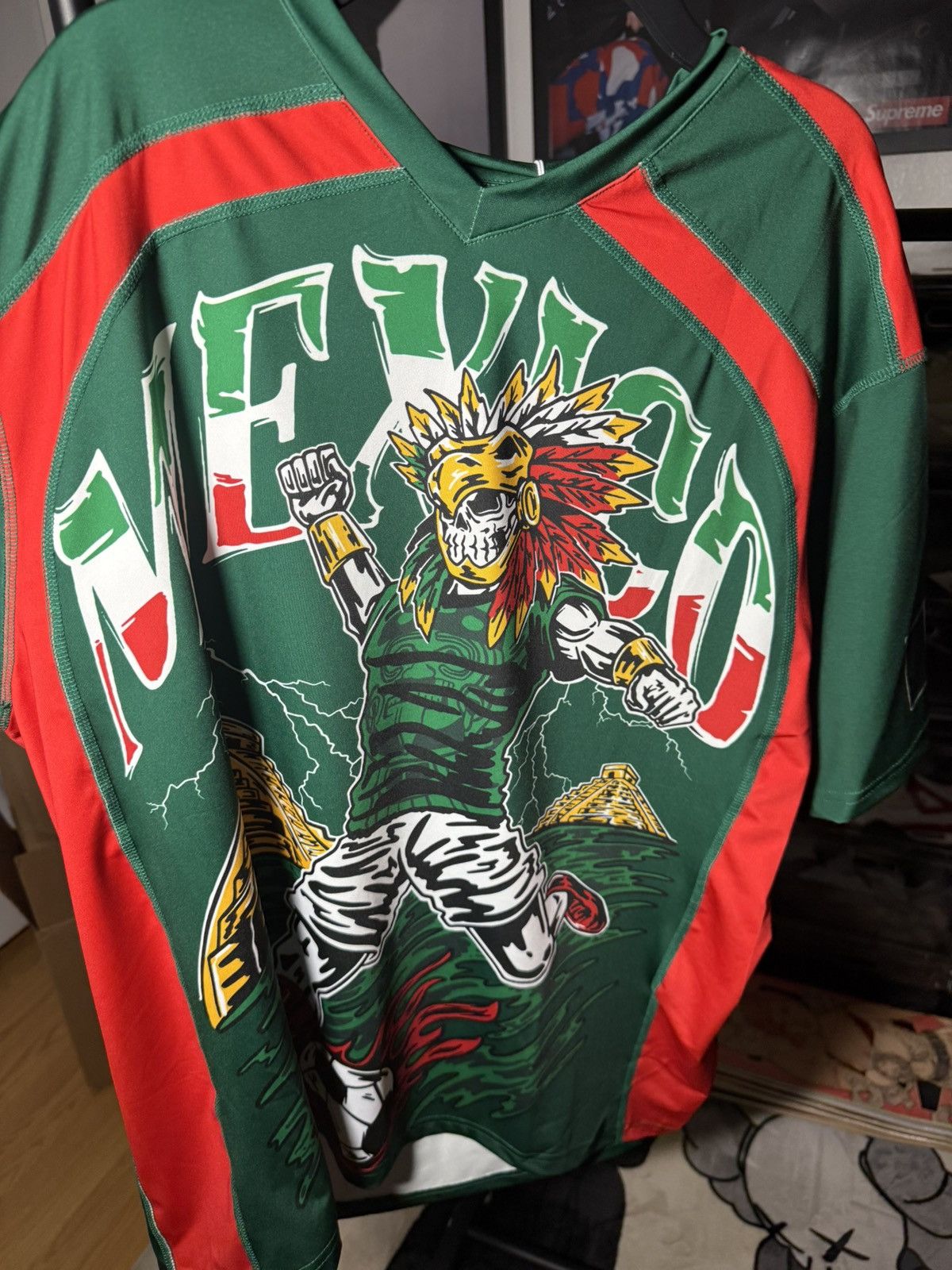 Warren Lotas Warren Lotas Aztec Soccer Jersey Size US XL / EU 56 / 4 - 3 Thumbnail