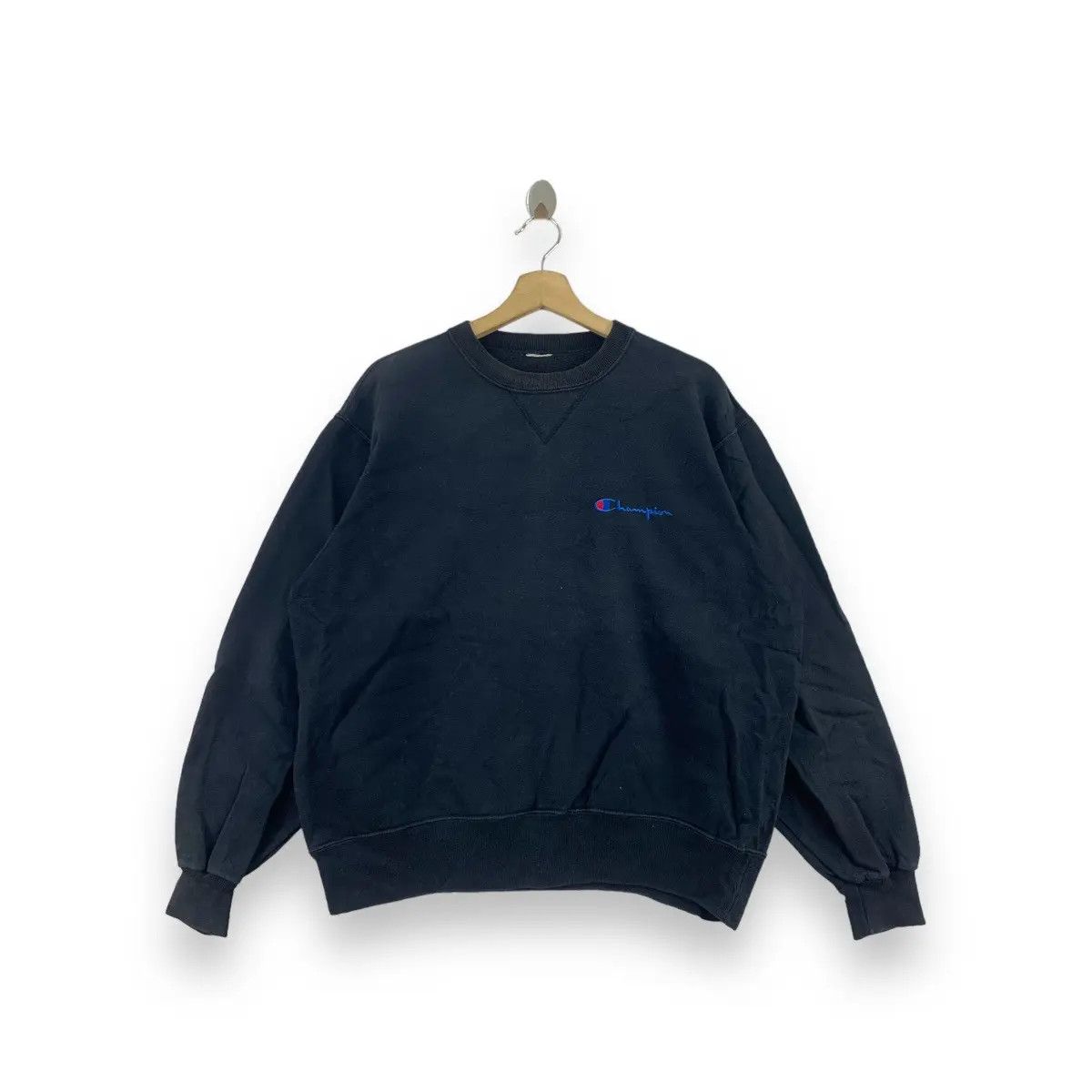 Champion Vintage 90’ CHAMPION Script Embroidered Logo Size XXL / US 16-18 / IT 52-54 - 1 Thumbnail