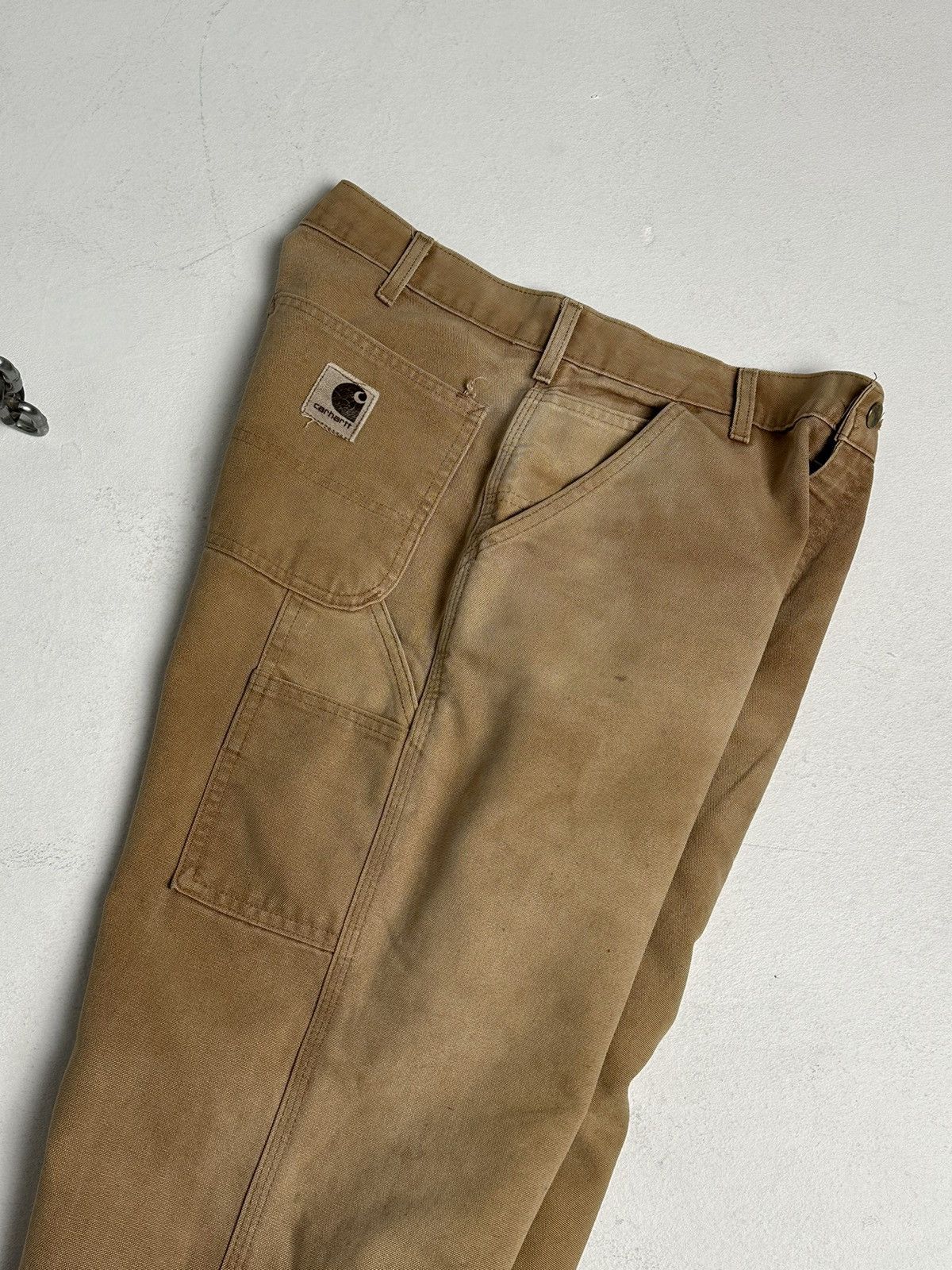 Carhartt × Vintage Vintage carhartt pants brown double knee work wear carpenter Size US 36 / EU 52 - 8 Thumbnail
