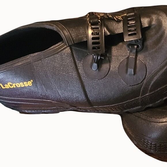 Other LaCrosse Men's Black Rubber Rain or Snow Over the Boot or Sh Size US 9 / EU 42 - 9 Thumbnail