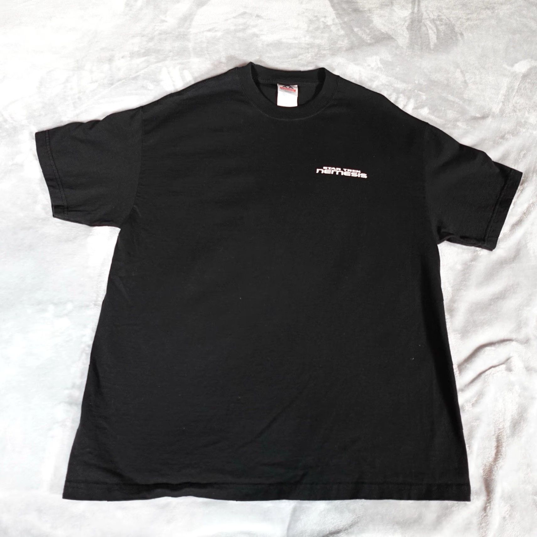Vintage VINTAGE Star Trek Nemesis Movie Promo T-Shirt Men XL Slim Fit Black Graphic Print 2002 Y2K Size US XL / EU 56 / 4 - 4 Thumbnail