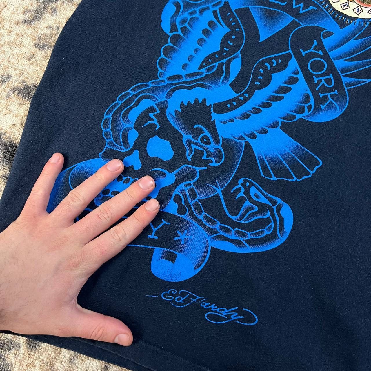 Ed Hardy Ed Hardy Vintage Y2K Big Logo Japanese Style T-Shirt 1TS123 Size US S / EU 44-46 / 1 - 4 Thumbnail