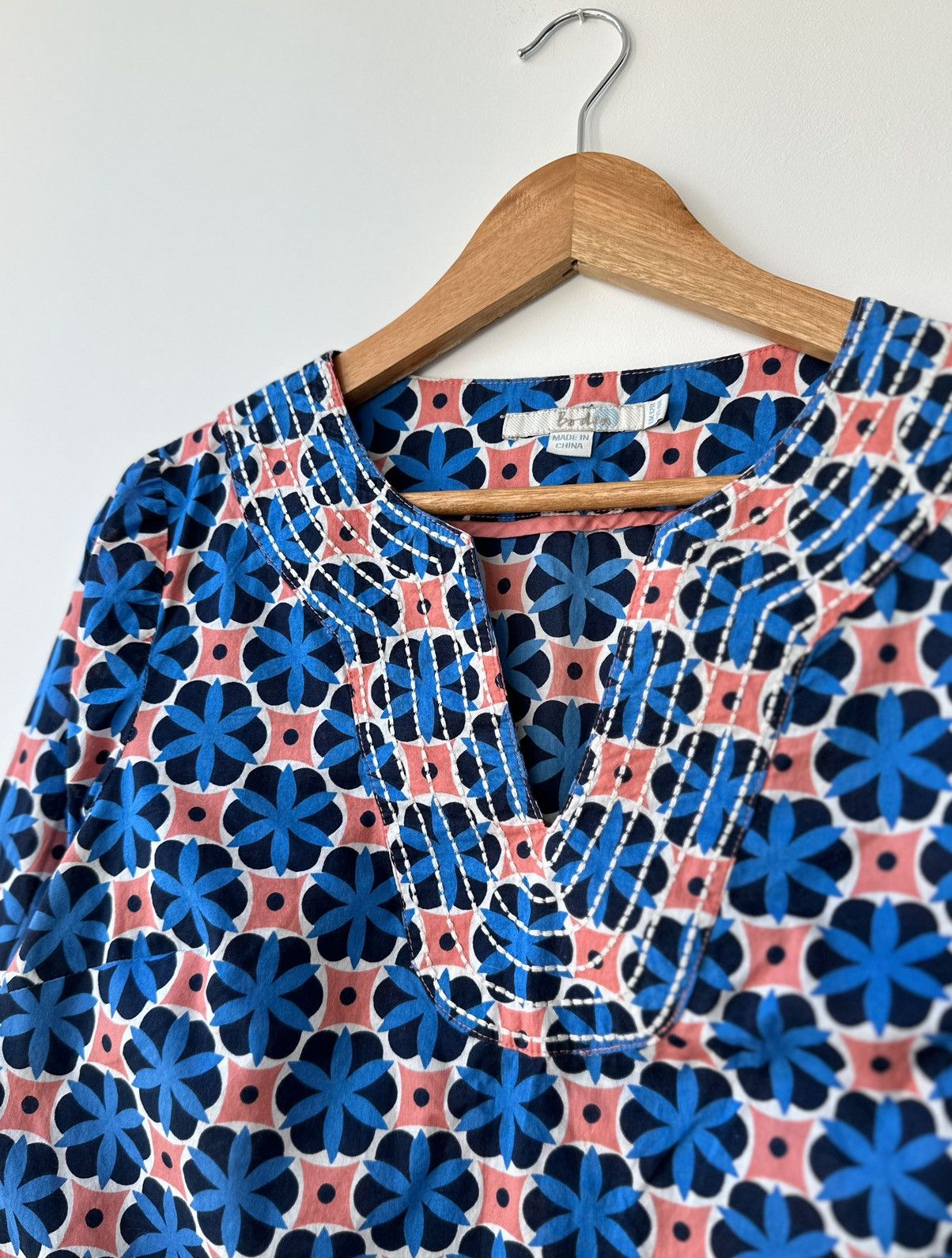 Boden Boden Women's Flowers Blouse Tunic Shirt Size US 8 Size M / US 6-8 / IT 42-44 - 7 Thumbnail