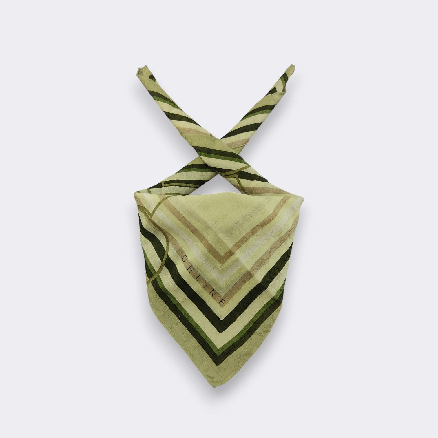 Celine Vintage Celine Handkerchief Neckerchief Bandana H078D Size ONE SIZE - 1 Thumbnail