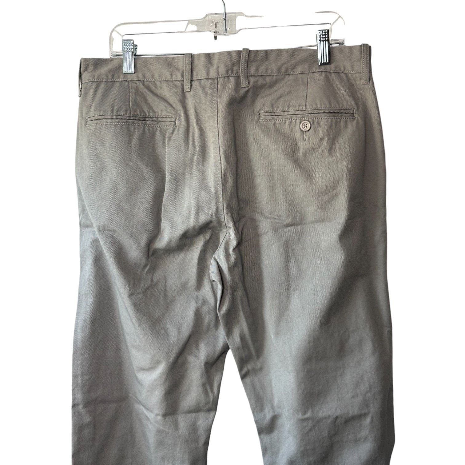 J.Crew J. Crew The Sutton Gray Flat Front Pants Men's 33x32 Size US 33 - 7 Thumbnail