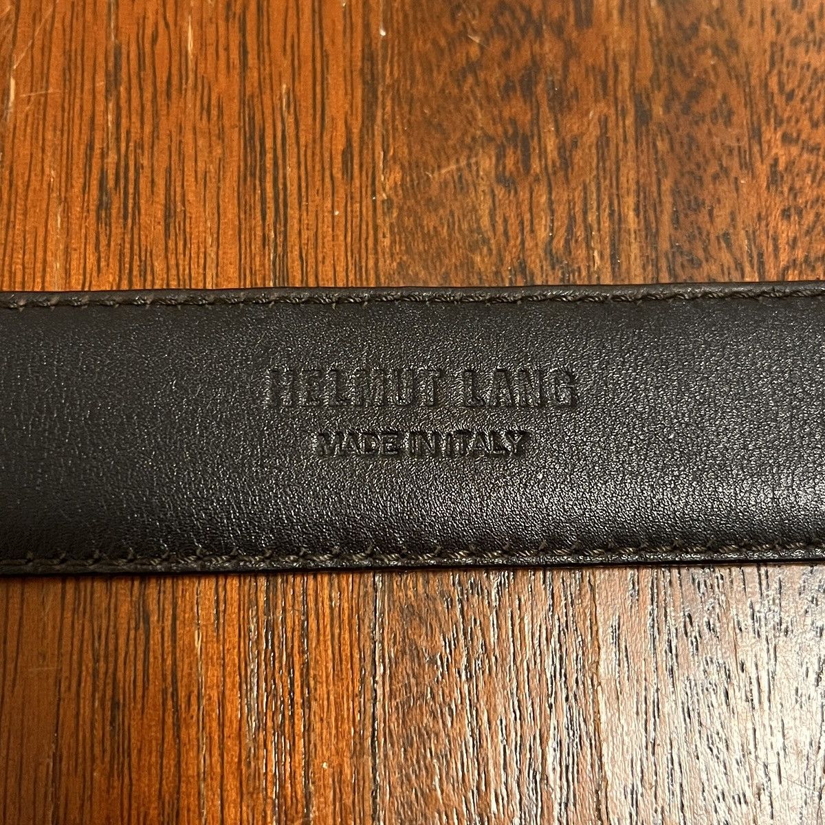 Helmut Lang Archive Leather Belt