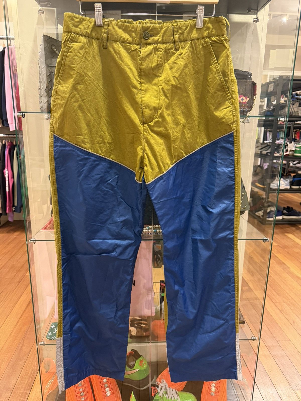 Moncler Genius Moncler Genius 2 1952 Panelled Trousers - Green/Blue Size US 34 / EU 50 - 1 Thumbnail