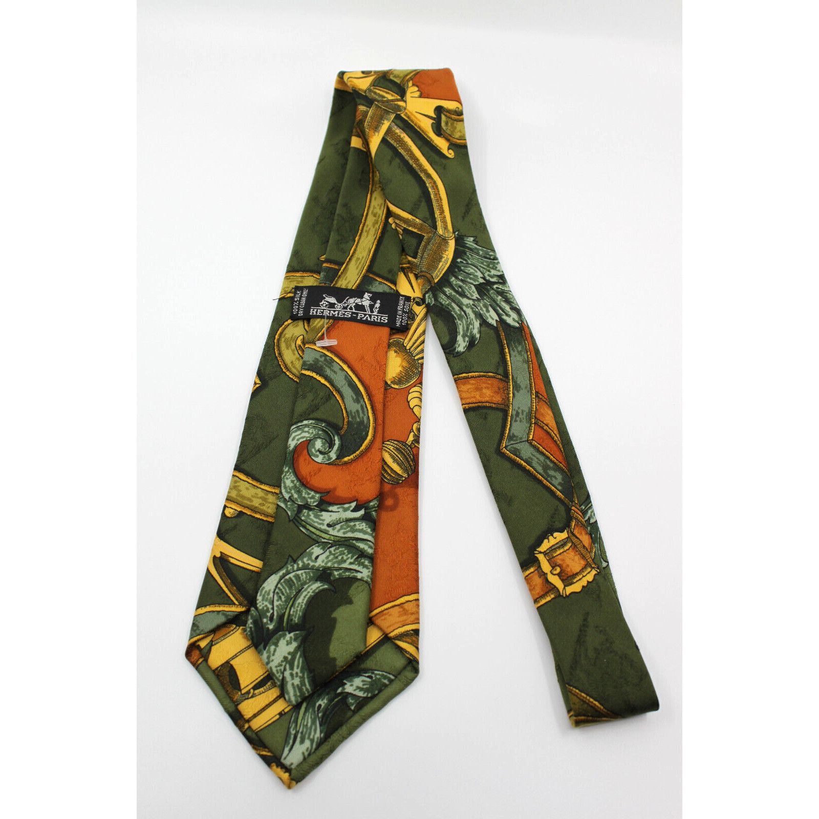 Hermes 1990s HERMÈS Instruction du Roy Jacquard Henri d' Origny Tie Size ONE SIZE - 2 Thumbnail